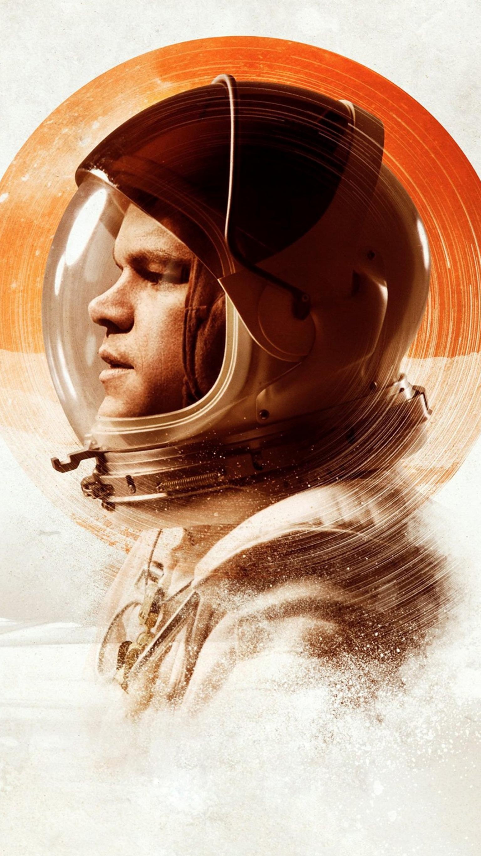 Mark Watney, The Martian, Wallpaper, Michelle Sellers, 1540x2740 HD Phone