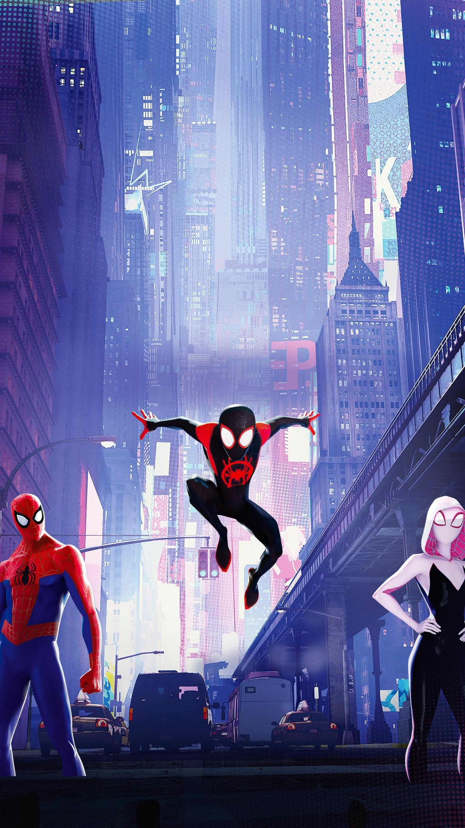 Spider-Man into the Spider-Verse, Phone wallpaper, HD images, Amazing Spiderman, 1540x2740 HD Phone
