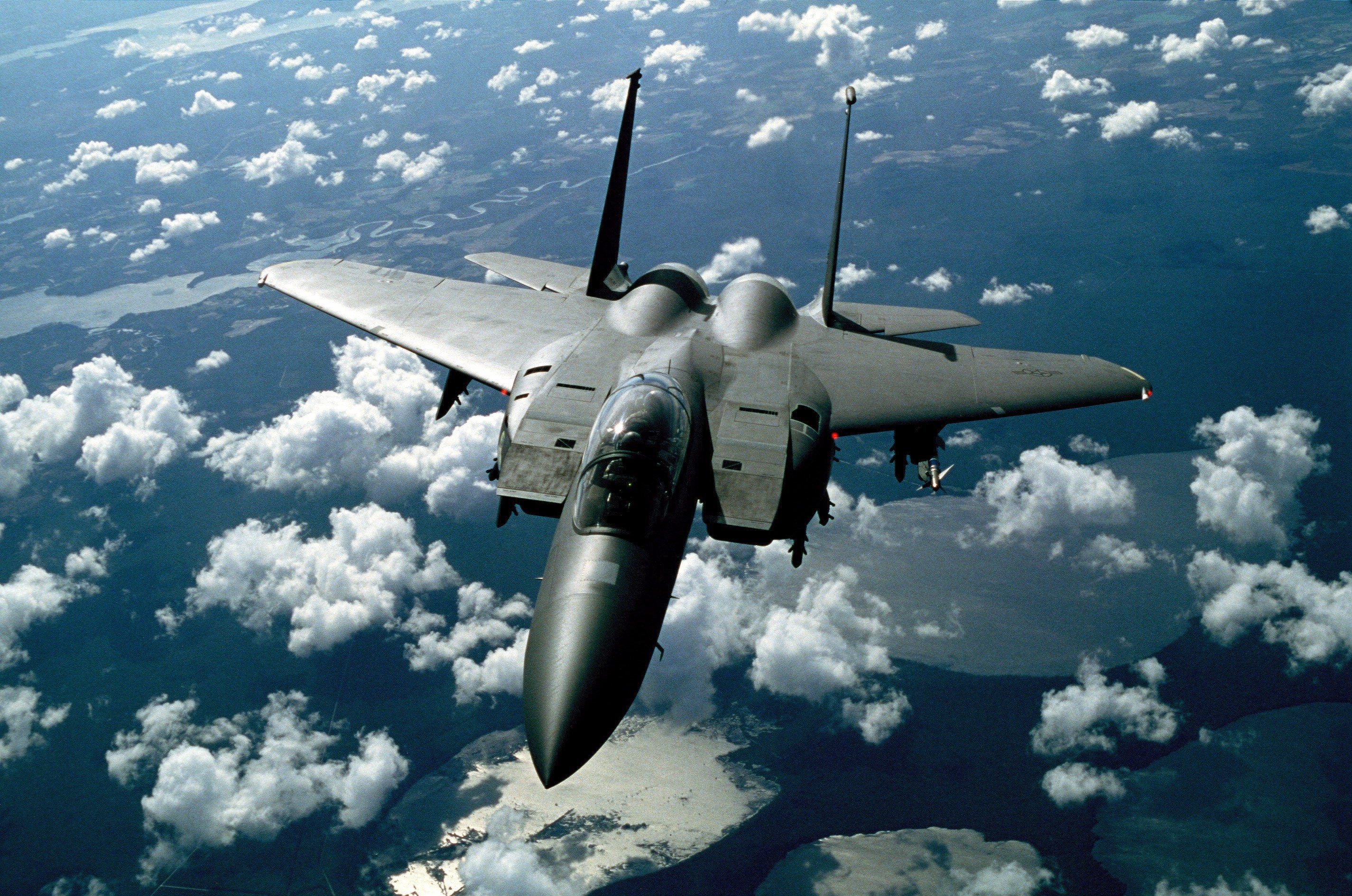 Jet Fighter action, High-velocity battles, Stock photo collection, Aerial acrobatics, Sonic boom, 2850x1890 HD Desktop