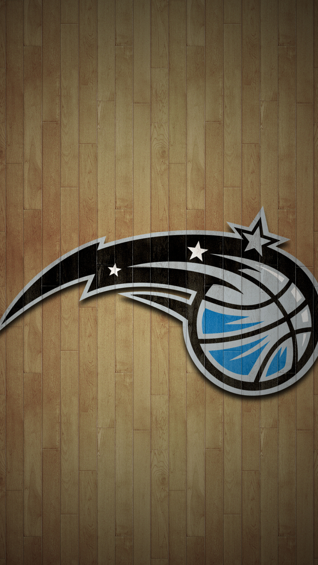 Orlando Magic logo, Light maple court planks, NBA, Full HD Phone wallpaper
