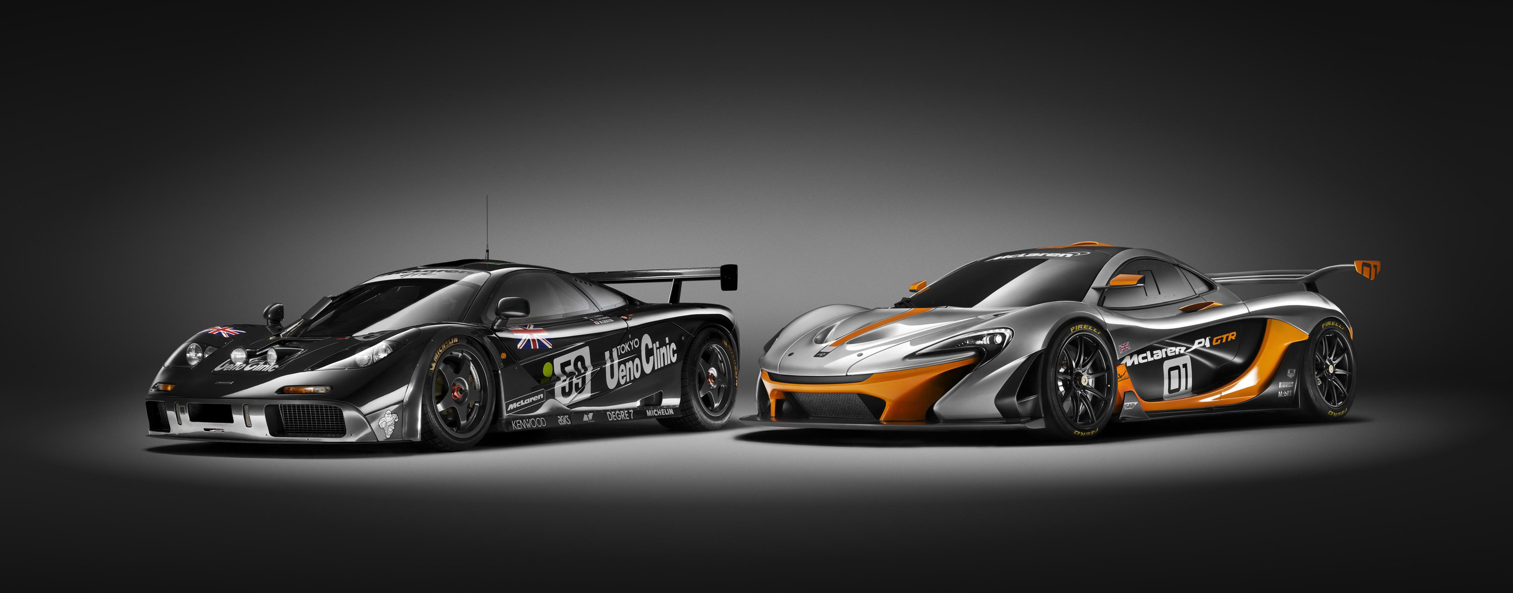 2014 Model, Mclaren P1 Wallpaper, 3000x1180 Dual Screen Desktop