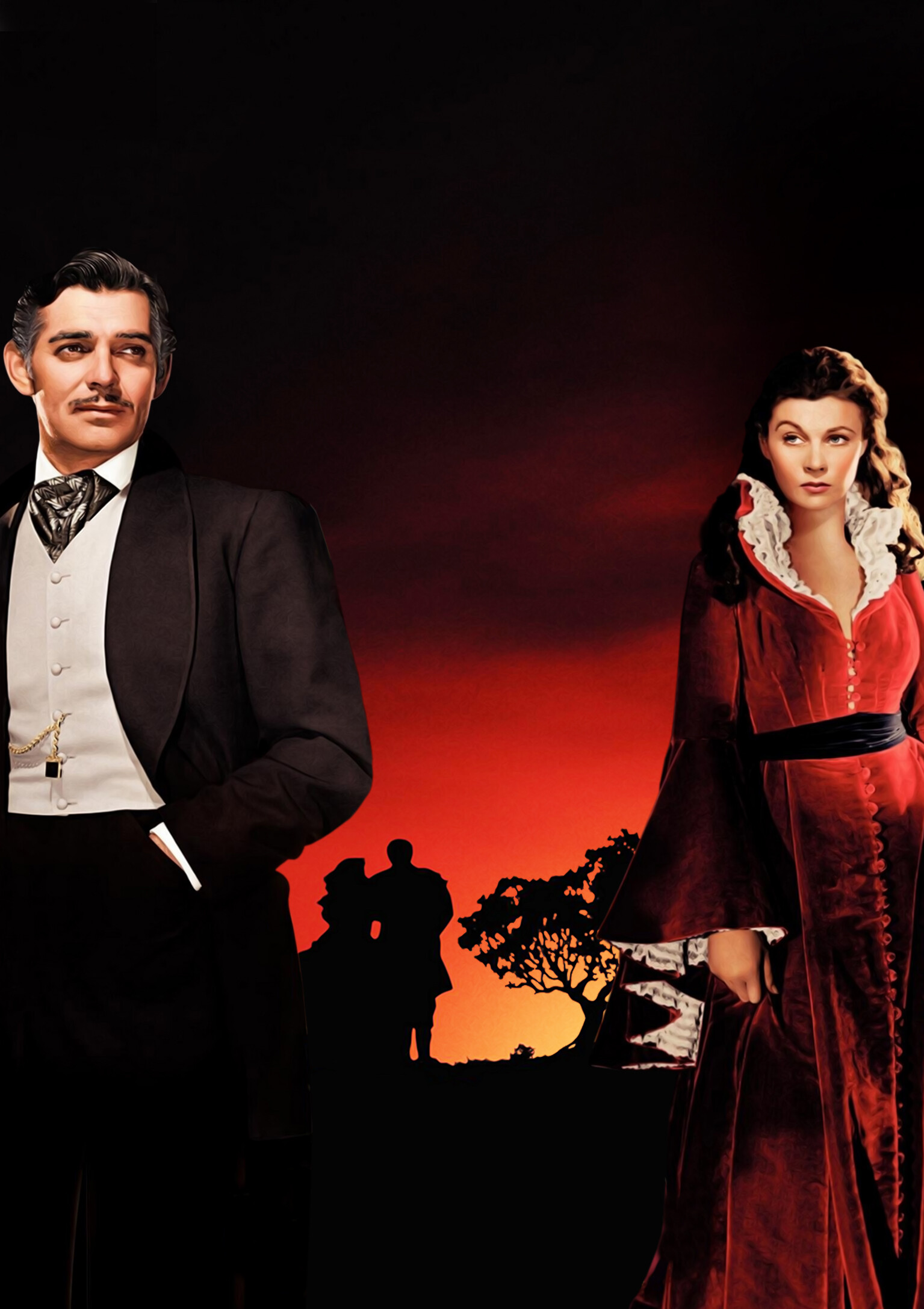 Gone with the Wind, Romantic drama, Iconic film, Timeless masterpiece, 1540x2180 HD Phone