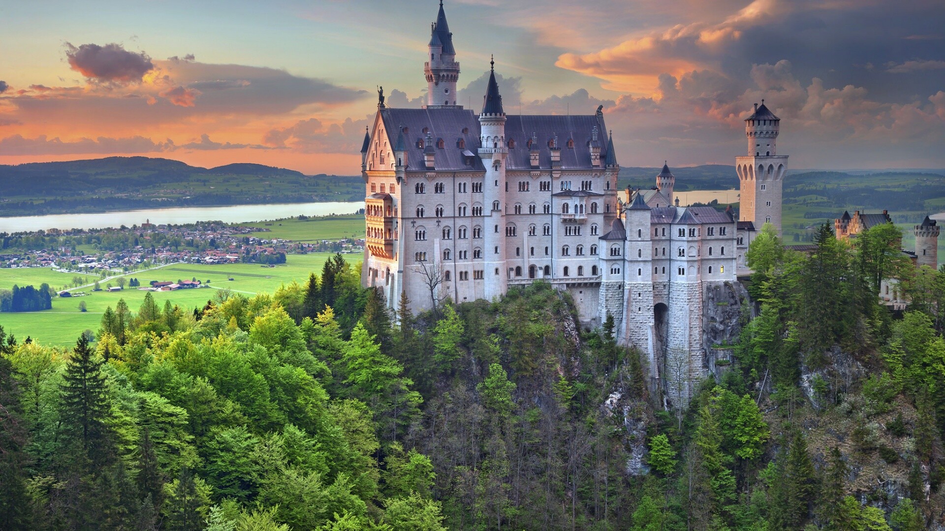 Neuschwanstein Castle, Germany, Scenery, 1920x1080 Full HD Desktop