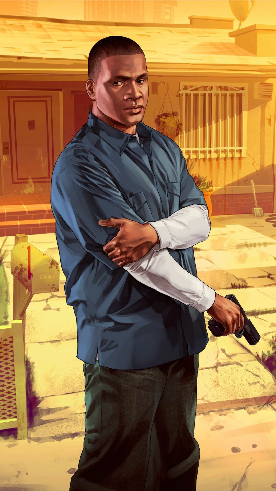 Franklin, Grand Theft Auto 5 Wallpaper, 1080x1920 Full HD Phone