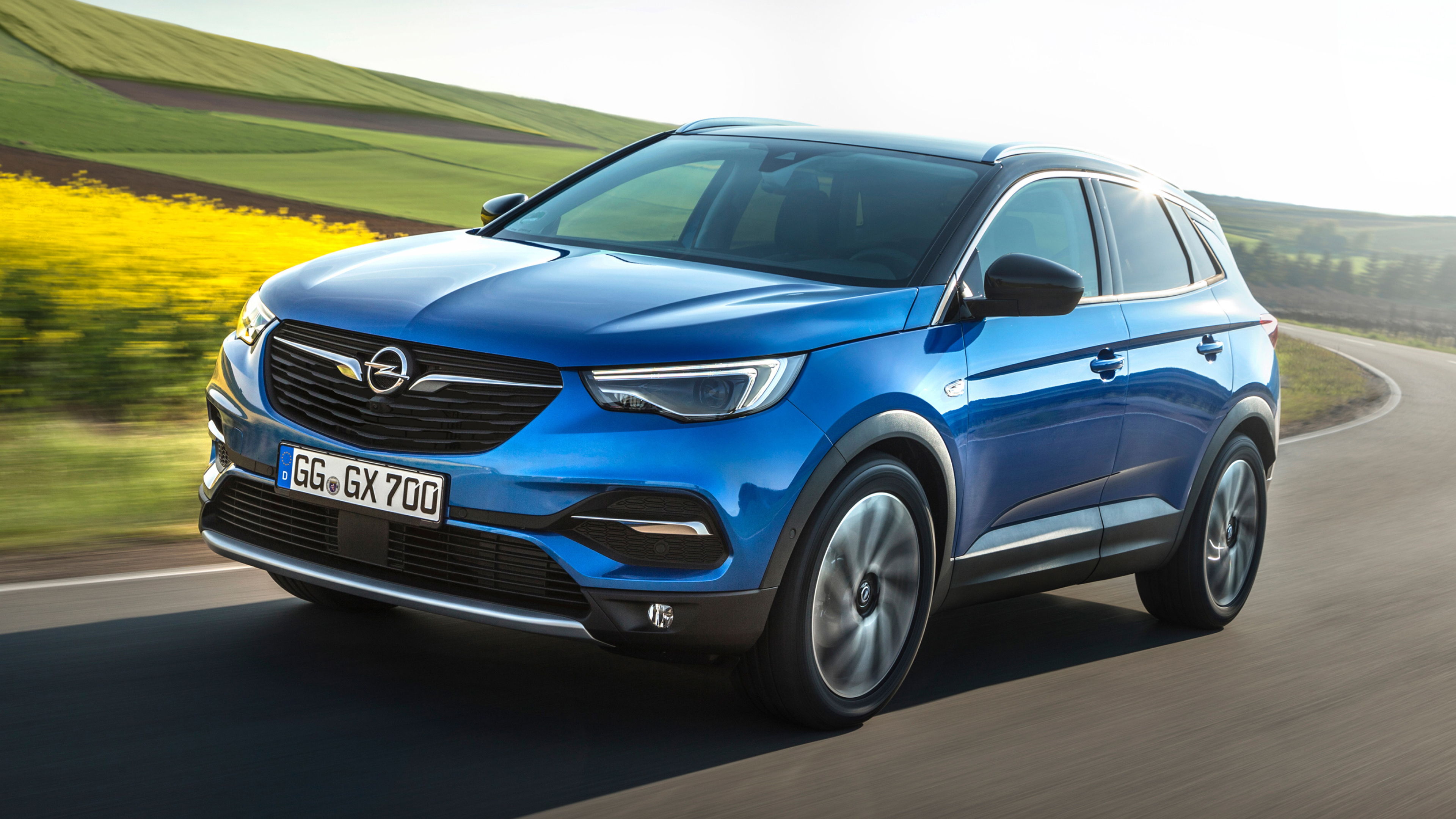 Opel Grandland X, Stylish SUV, Modern design, Spacious interior, 3840x2160 4K Desktop