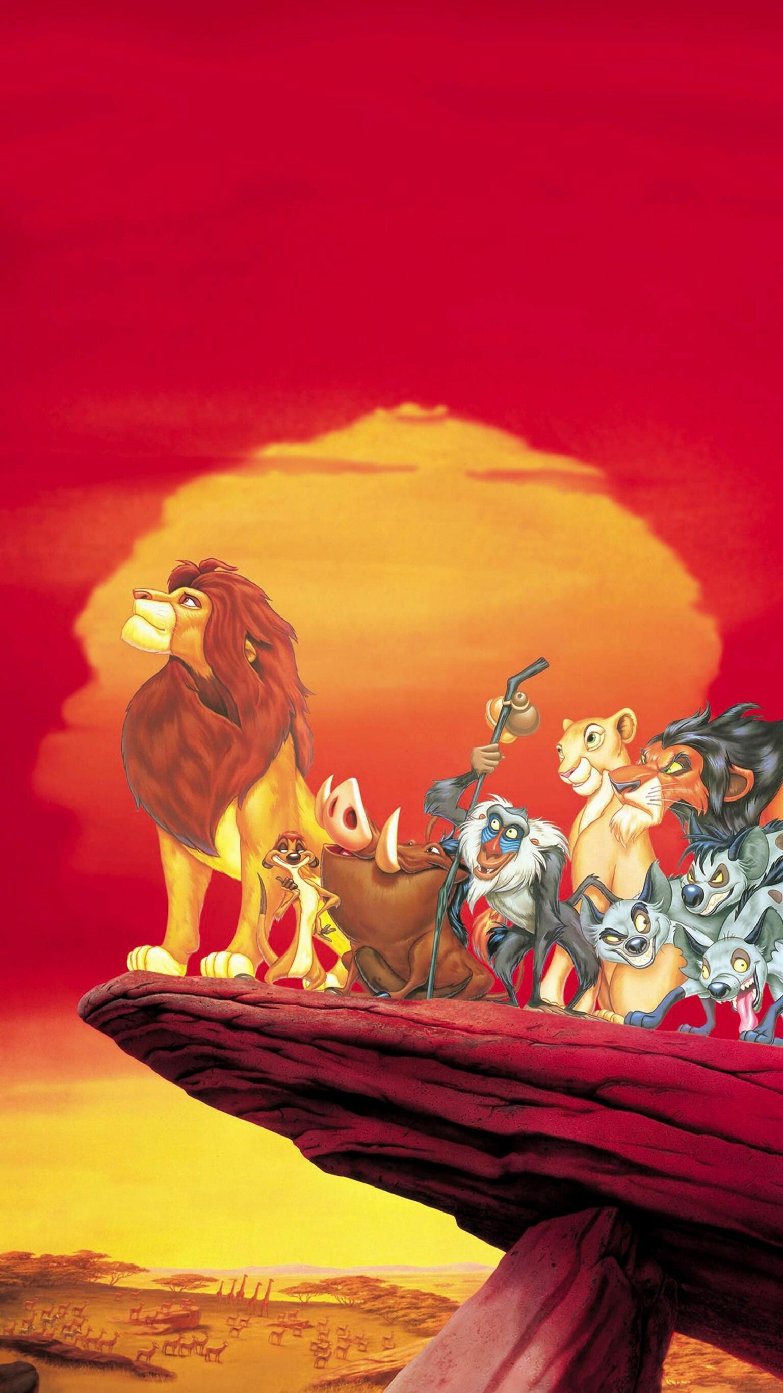 The Lion King 1994, The Lion King Wallpaper, 1540x2740 HD Phone