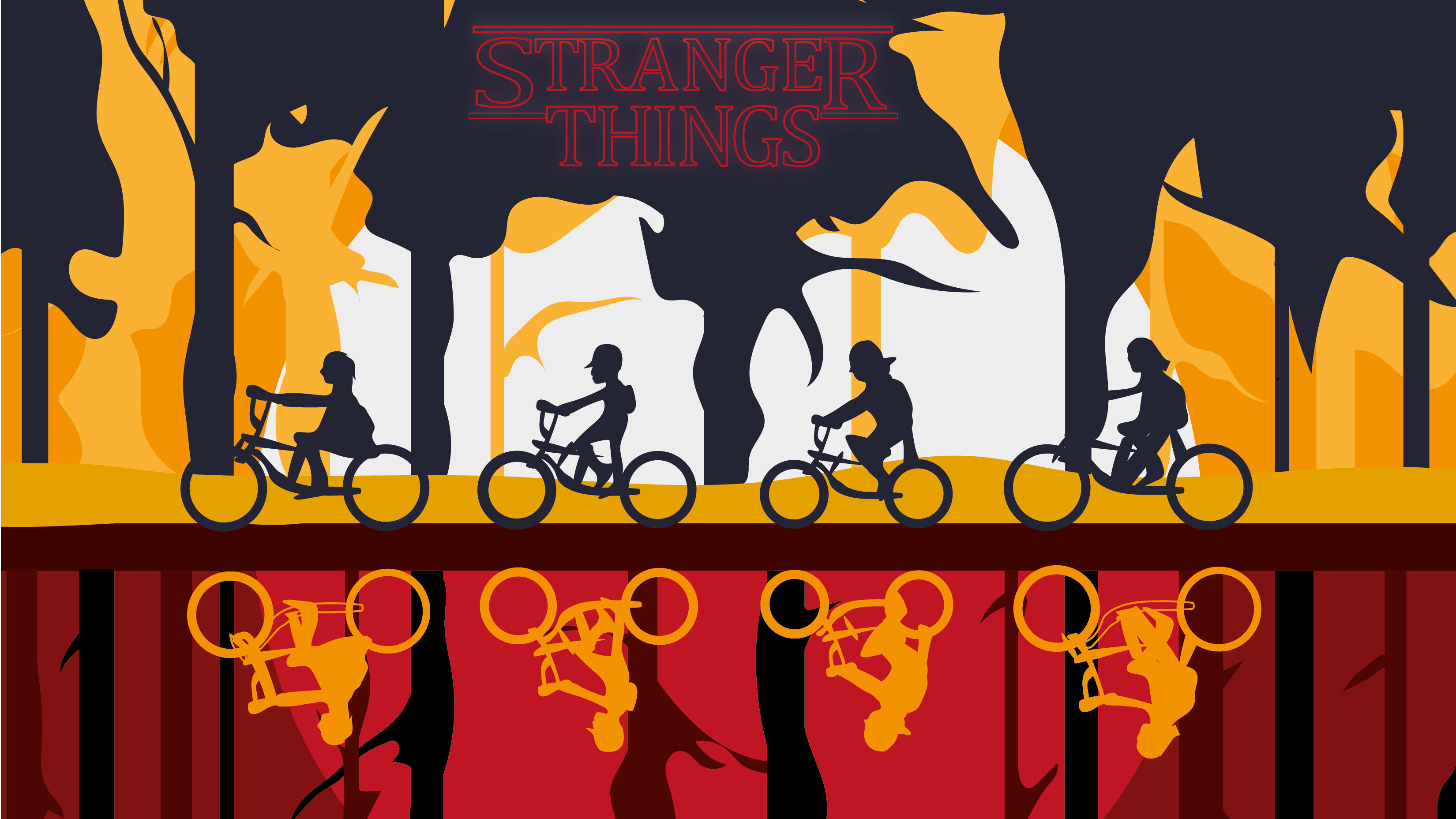 Stranger Things, TV Shows, Season 3, 4k wallpapers, 3300x1860 HD Desktop