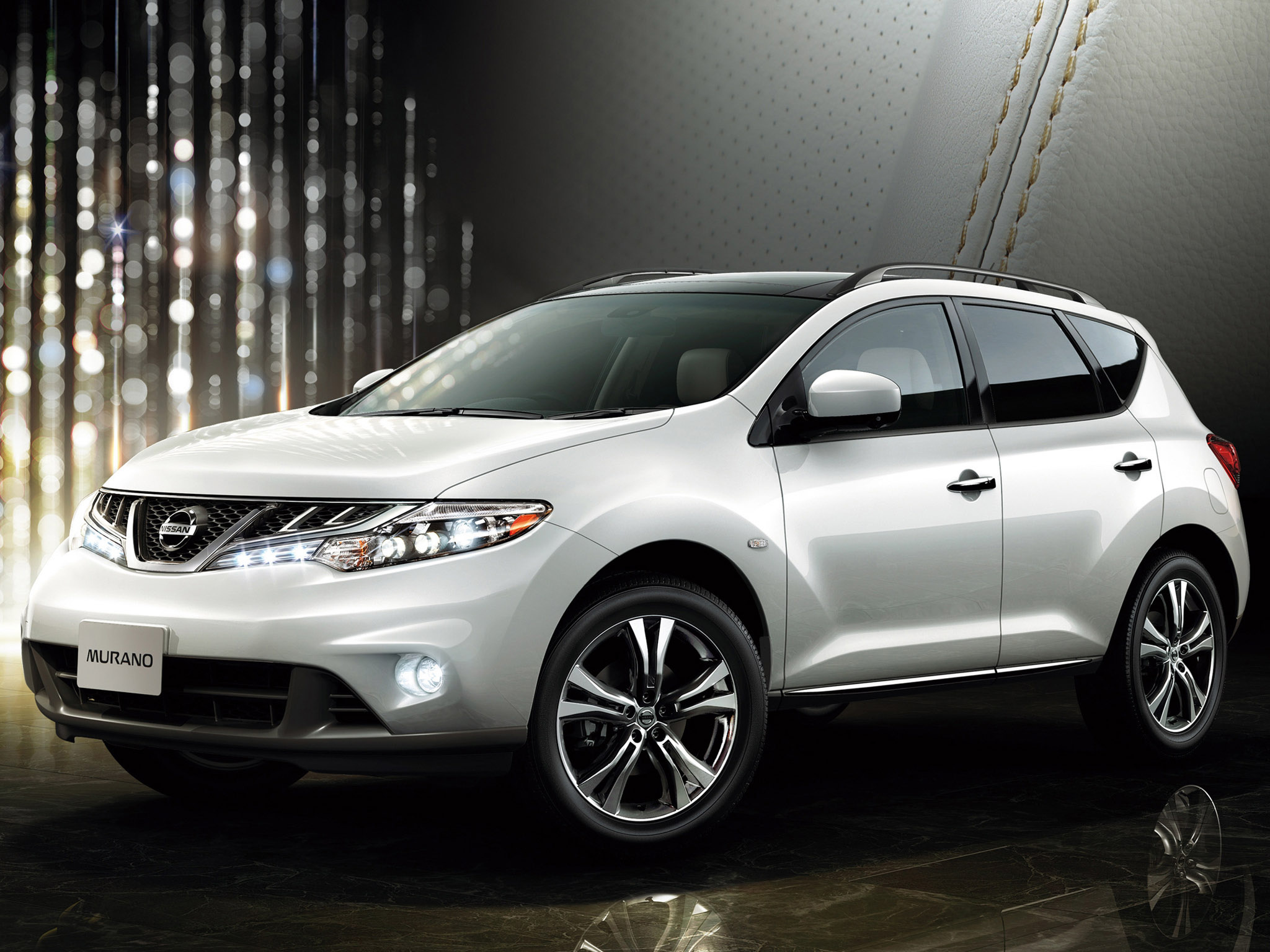 Nissan Murano, White mode, Luxury SUV, Car photo gallery, 2050x1540 HD Desktop