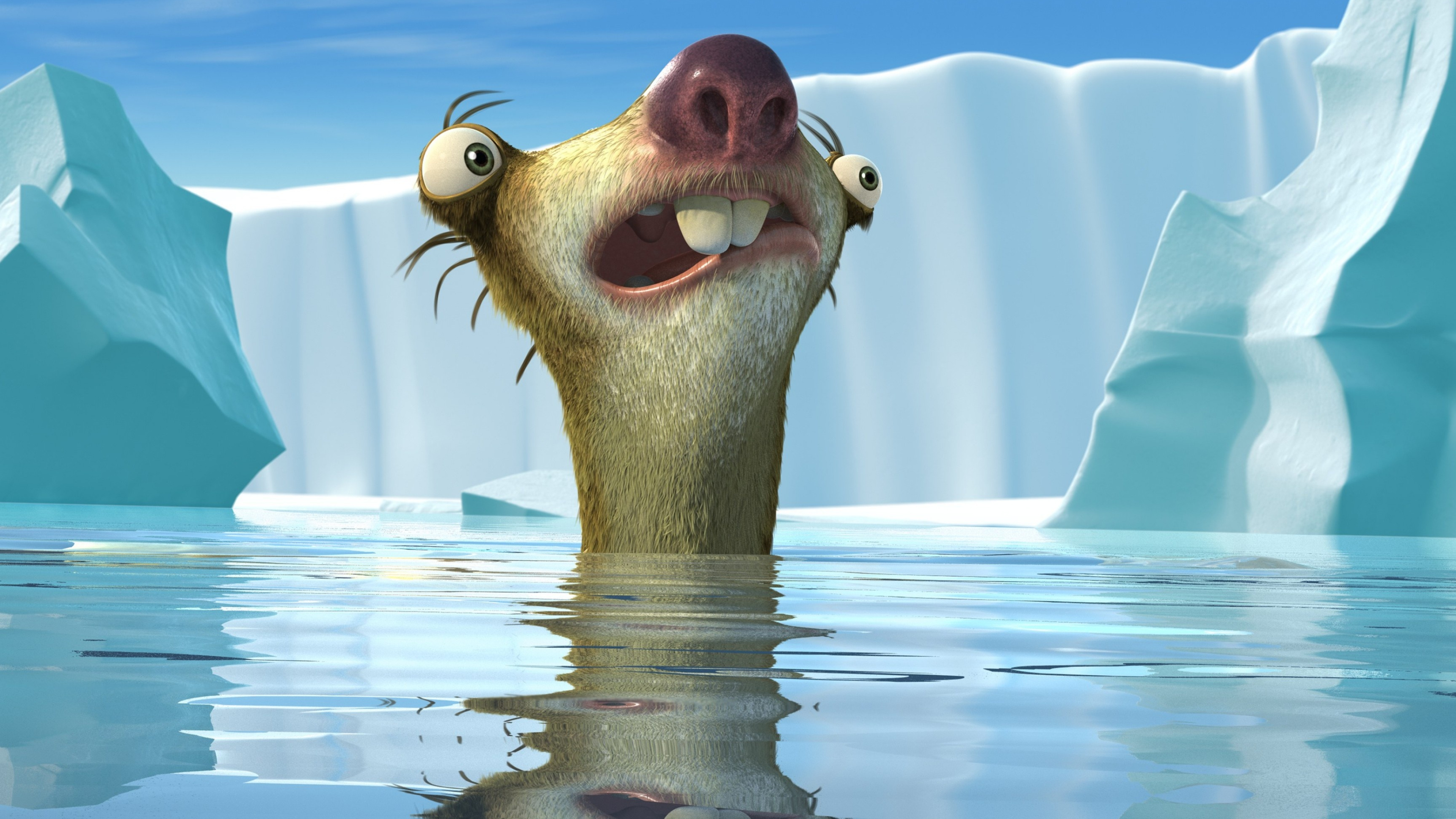 Sid, Ice Age 5, Movies, 4K wallpapers, 3840x2160 4K Desktop