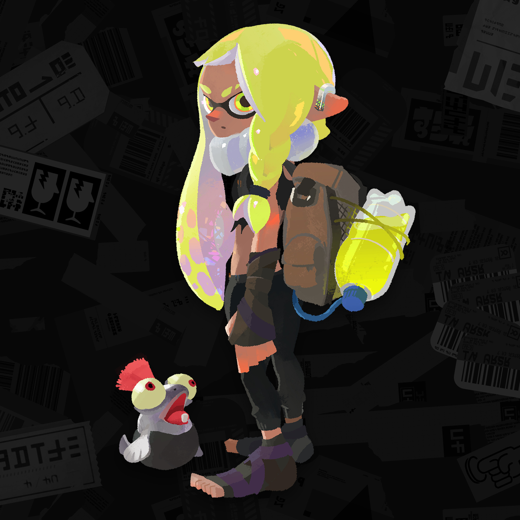 Splatoon 3, Nintendo reminder, Upcoming release, Nintendo Life, 2000x2000 HD Phone