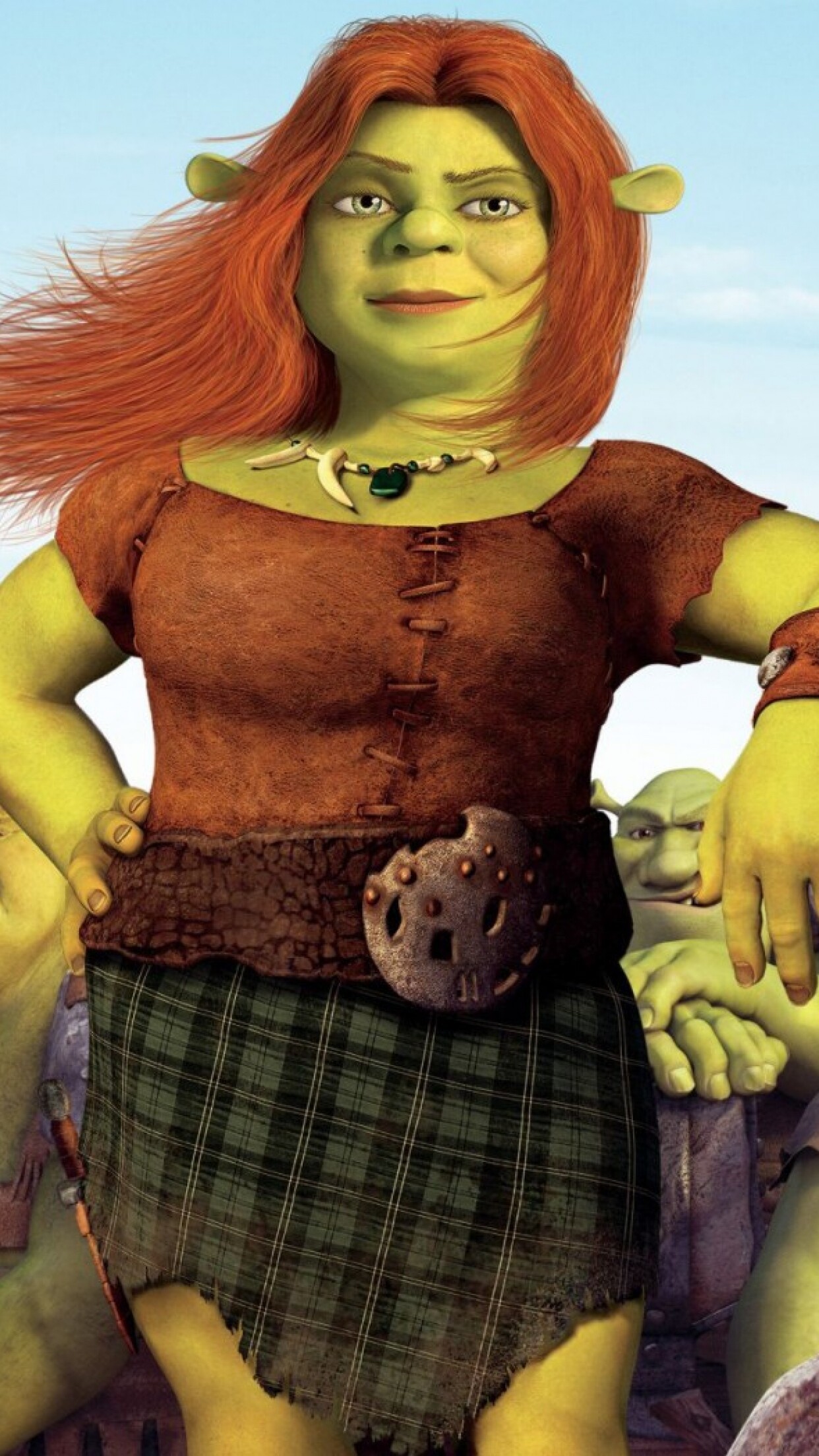 Shrek Forever After wallpaper, Fiona character, Animated film, Fairy tale theme, 1250x2210 HD Phone