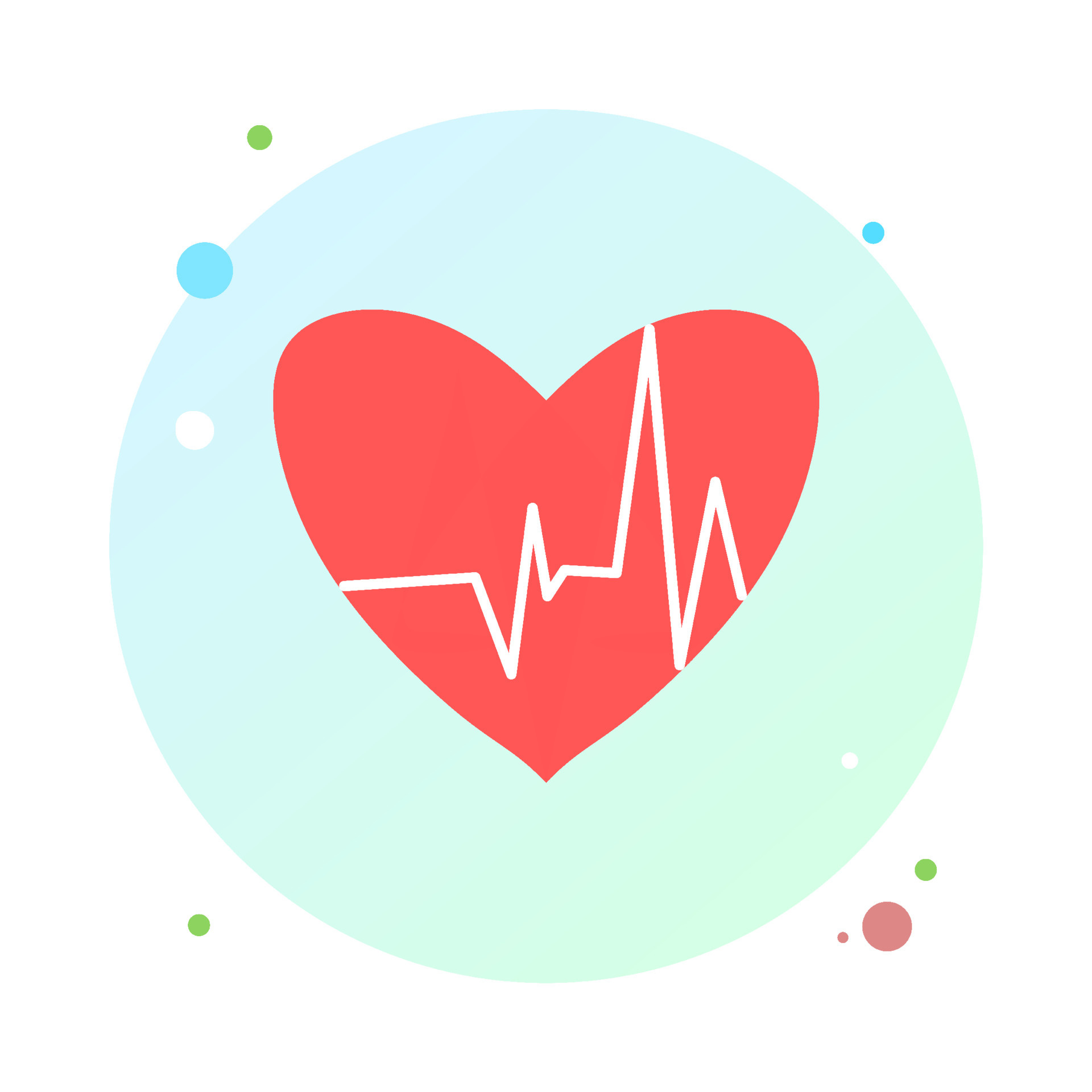 Heart pulse, Heartbeat Wallpaper, 1920x1920 HD Phone