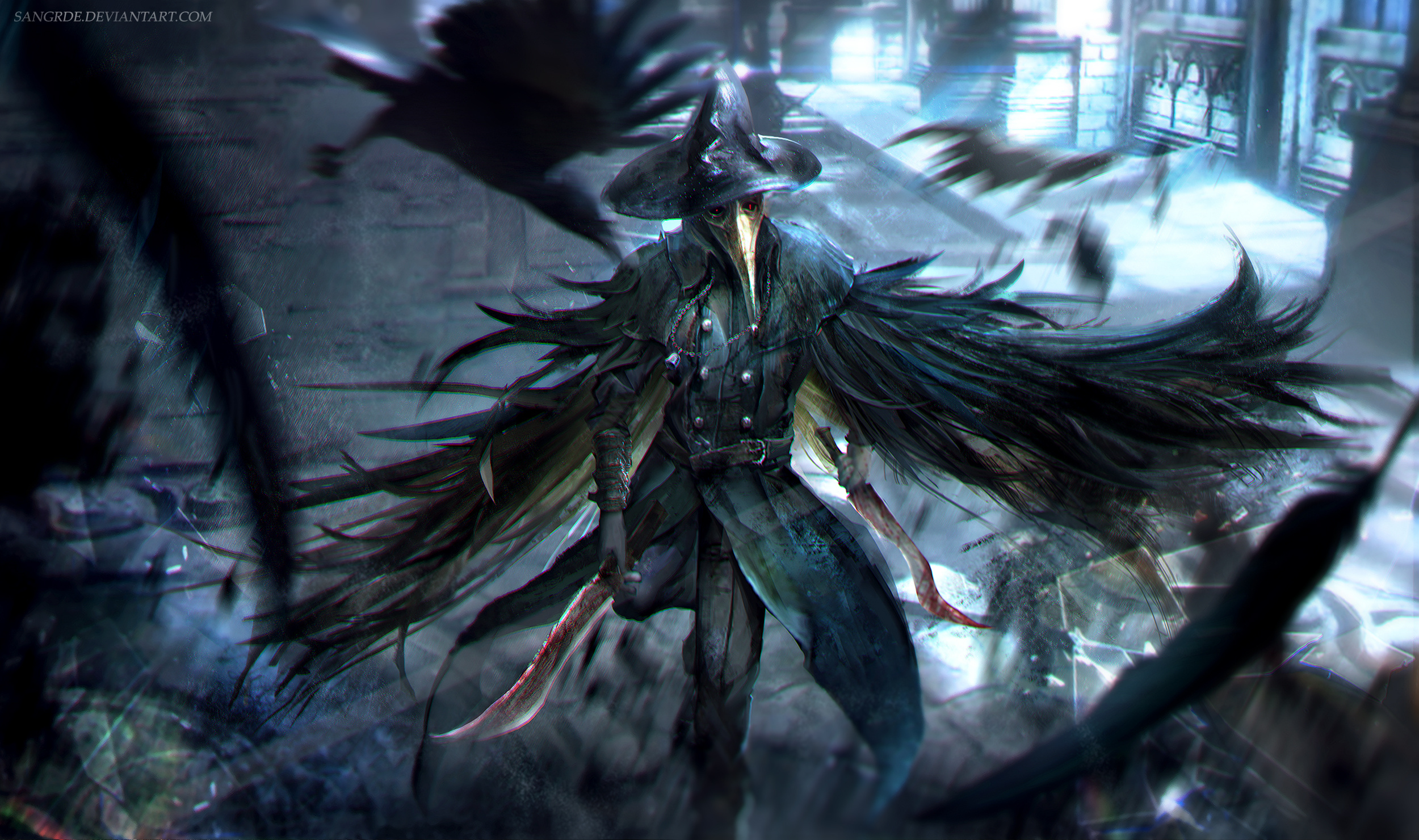 Eileen the Crow, Blade of Mercy, Crowfeather Set, HD Desktop wallpaper