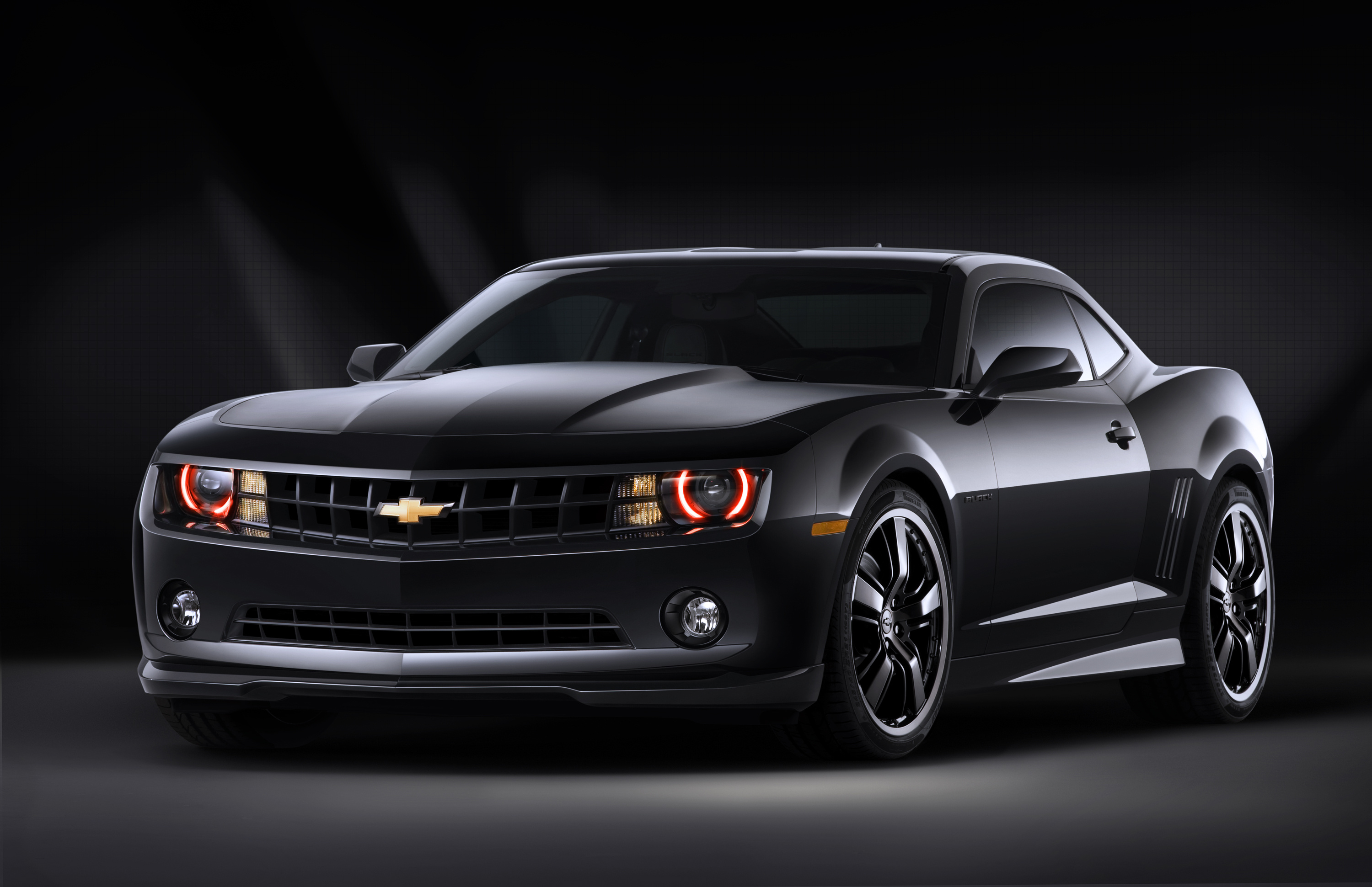 General Motors, black Camaro, high definition cars, 3000x1950 HD Desktop