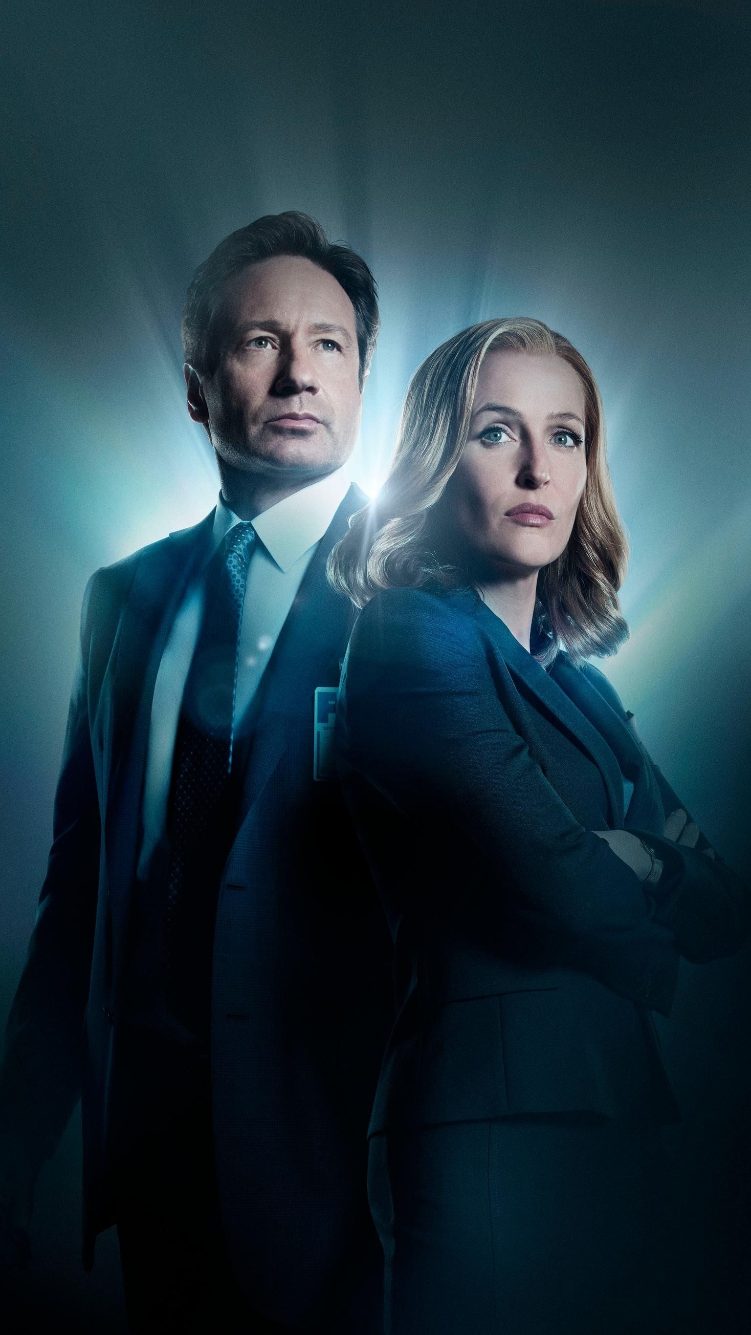 X-Files, Phone wallpaper, Dana Scully, David Duchovny, 1540x2740 HD Phone