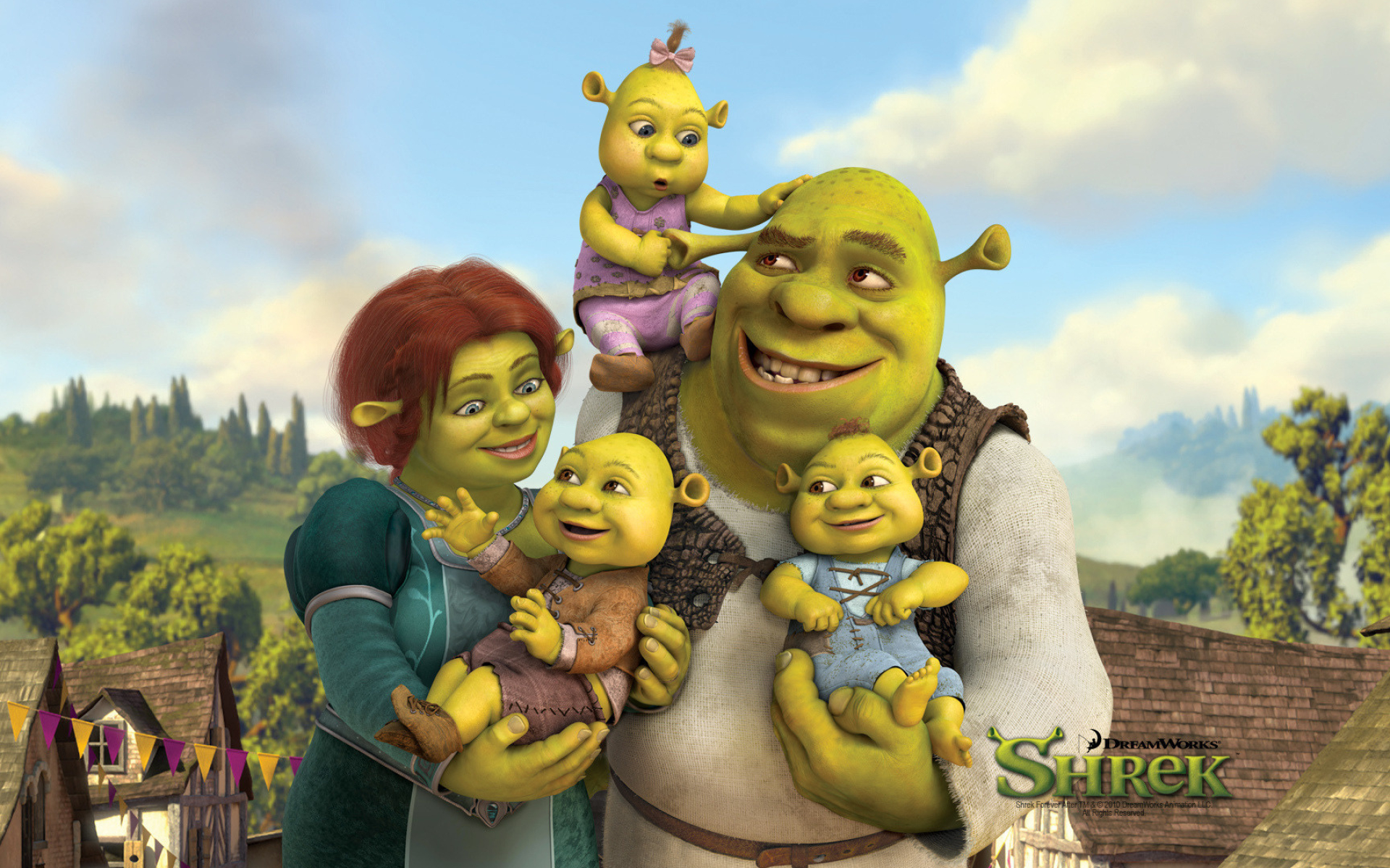 DreamWorks movies, Shrek Forever After, Cartoon wallpapers, 1920x1200 HD Desktop