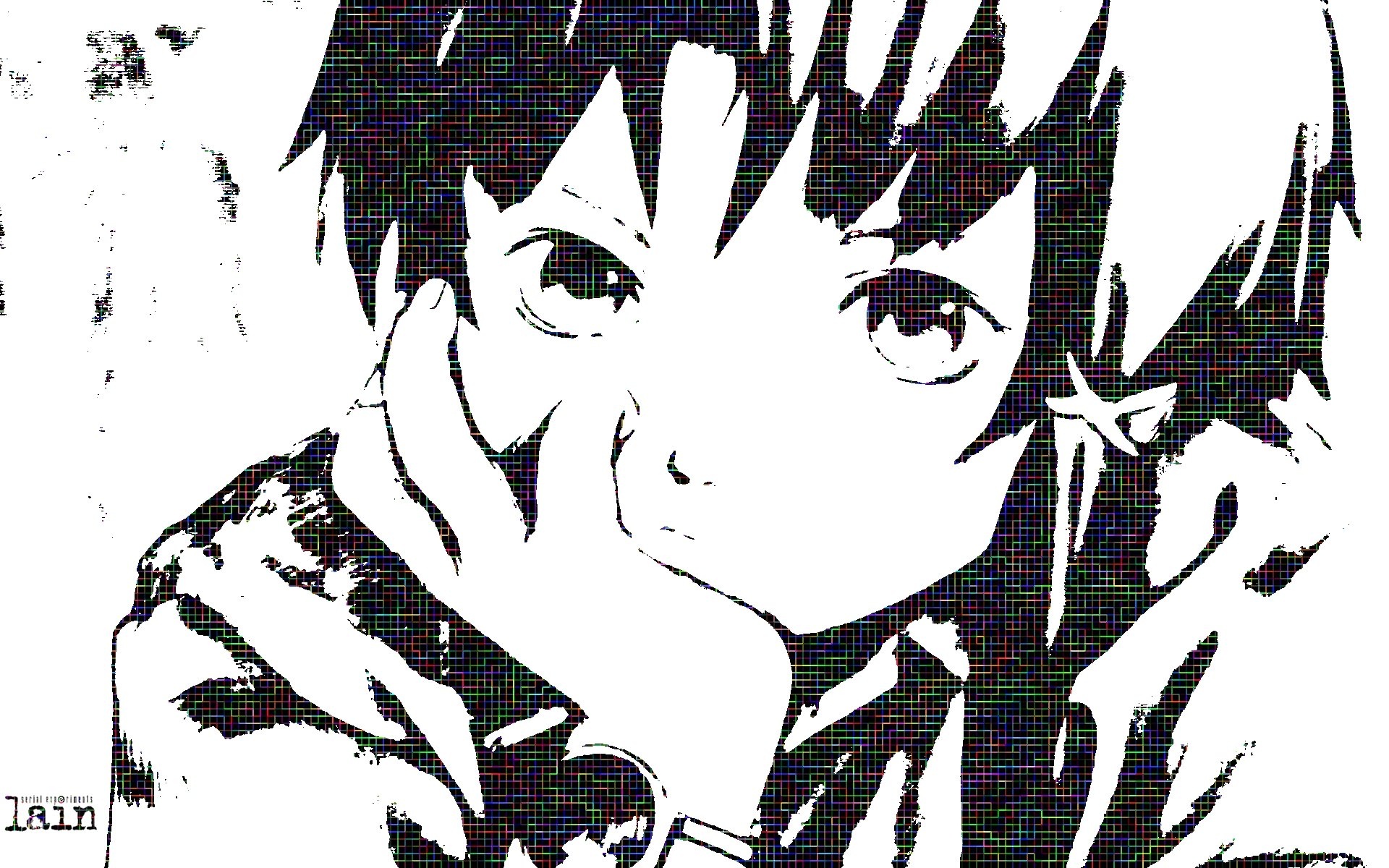 Distinctive wallpaper, Lain's allure, Abstract concepts, Cryptic visuals, 1920x1200 HD Desktop