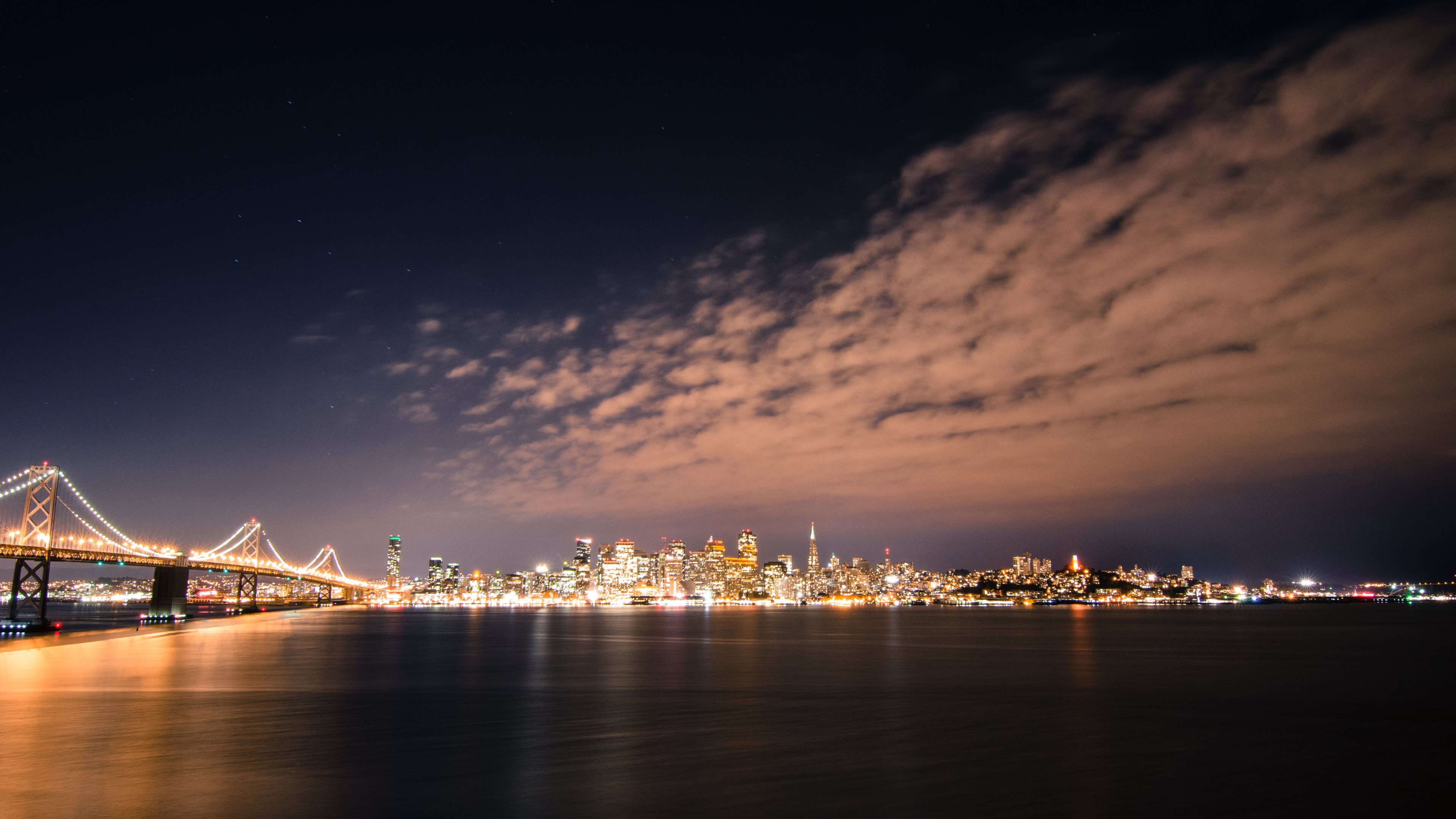 San Francisco Skyline, 4K wallpapers, Wallpapers collection, 3840x2160 4K Desktop