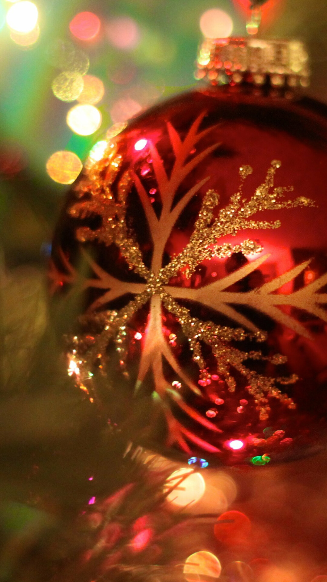 Christmas ornaments, Festive decorations, 4K Ultra HD wallpaper, Captivating visuals, 1080x1920 Full HD Phone
