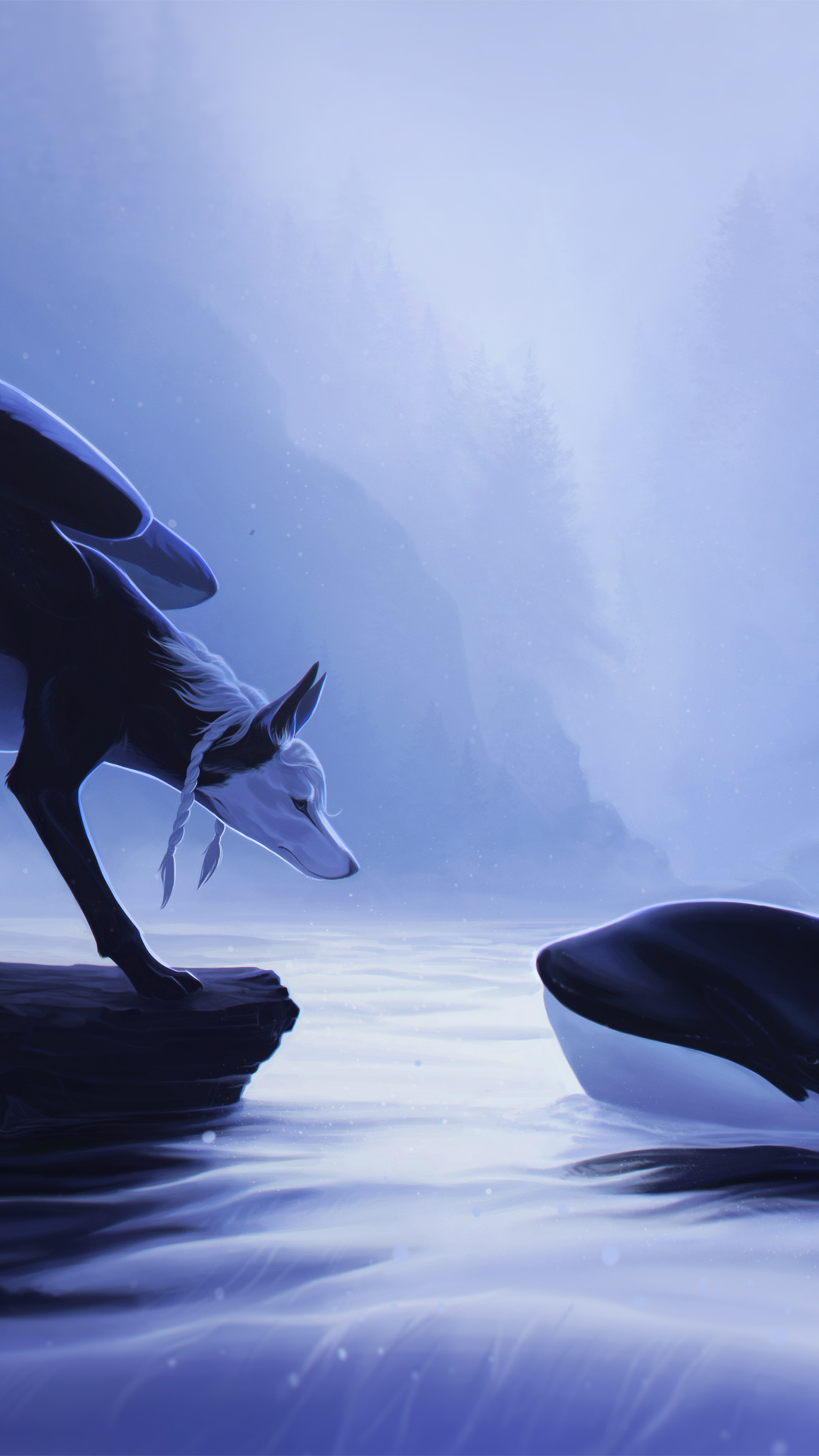 Fantasy creatures, Love fantasy art, Sony Xperia XXZZ5 Premium, 4K wallpapers, Fantasy pictures, 2160x3840 4K Phone
