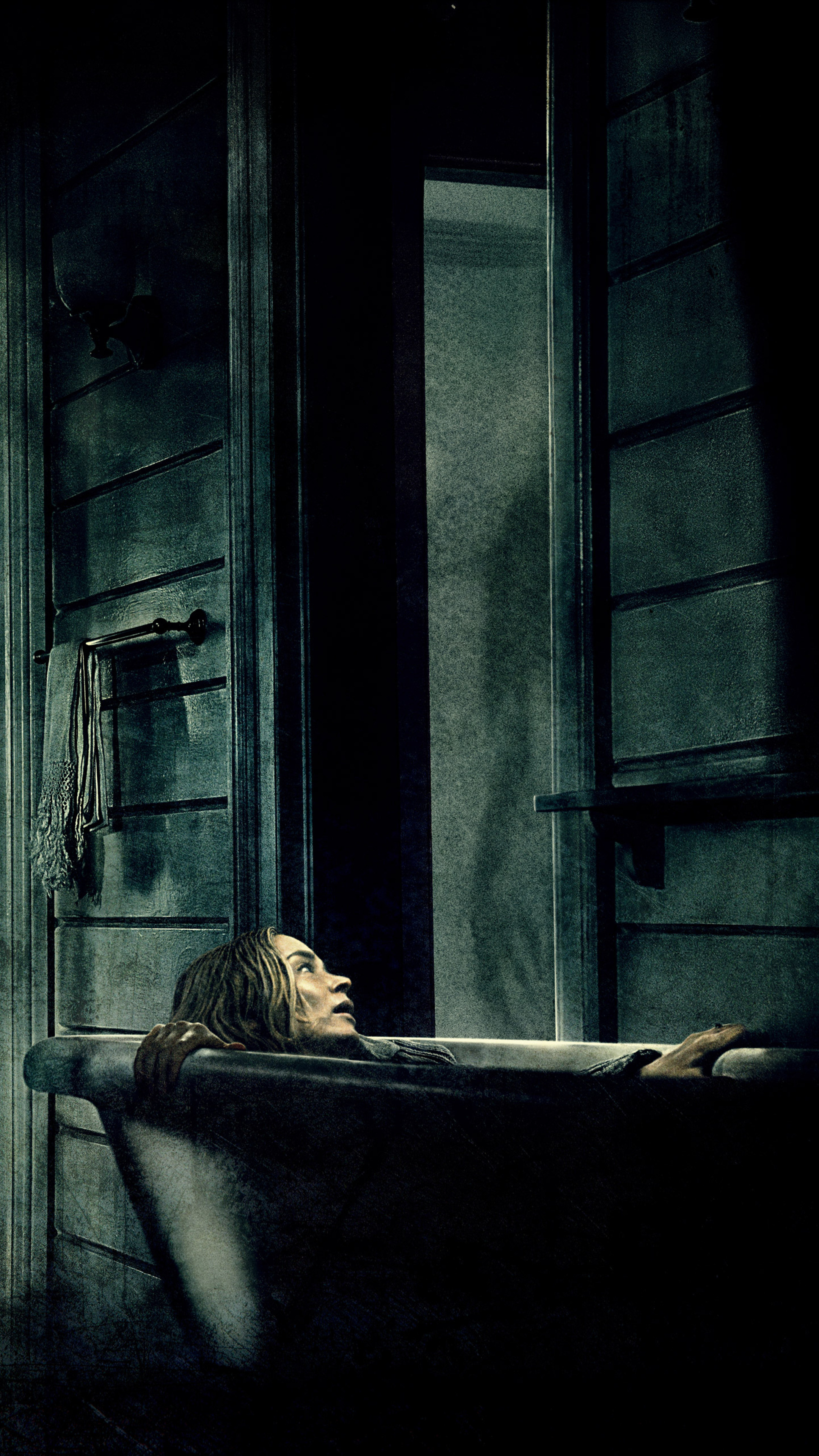 A Quiet Place, Striking movie poster, High-definition visuals, Intense emotions, 2160x3840 4K Phone