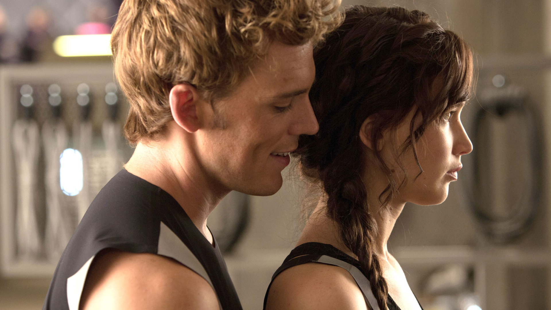 Sam Claflin, Background image, Stylish design, Visual appeal, 1920x1080 Full HD Desktop