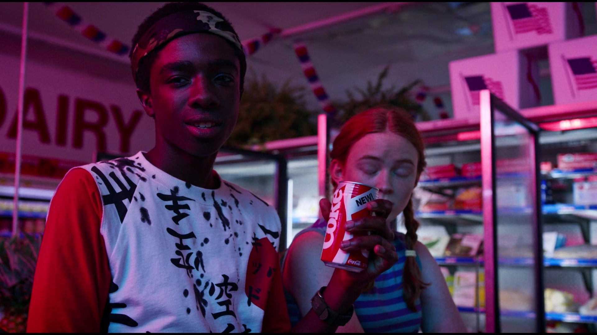 Caleb McLaughlin, Coca Cola New Coke, Lucas Sinclair, Stranger Things, 1920x1080 Full HD Desktop