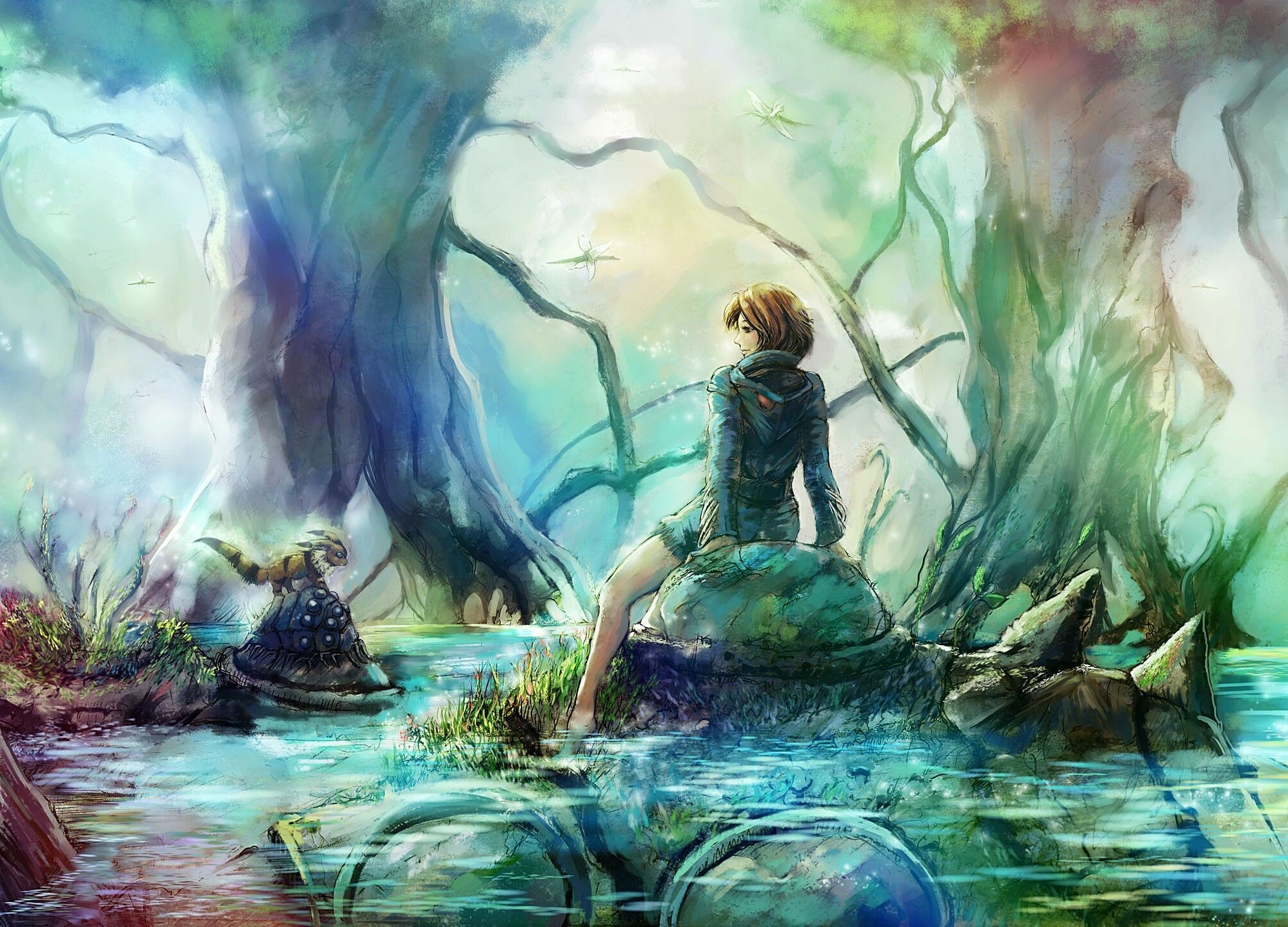 Nausicaa wallpapers, Stunning visuals, Studio Ghibli art, Enchanting landscapes, 2010x1450 HD Desktop