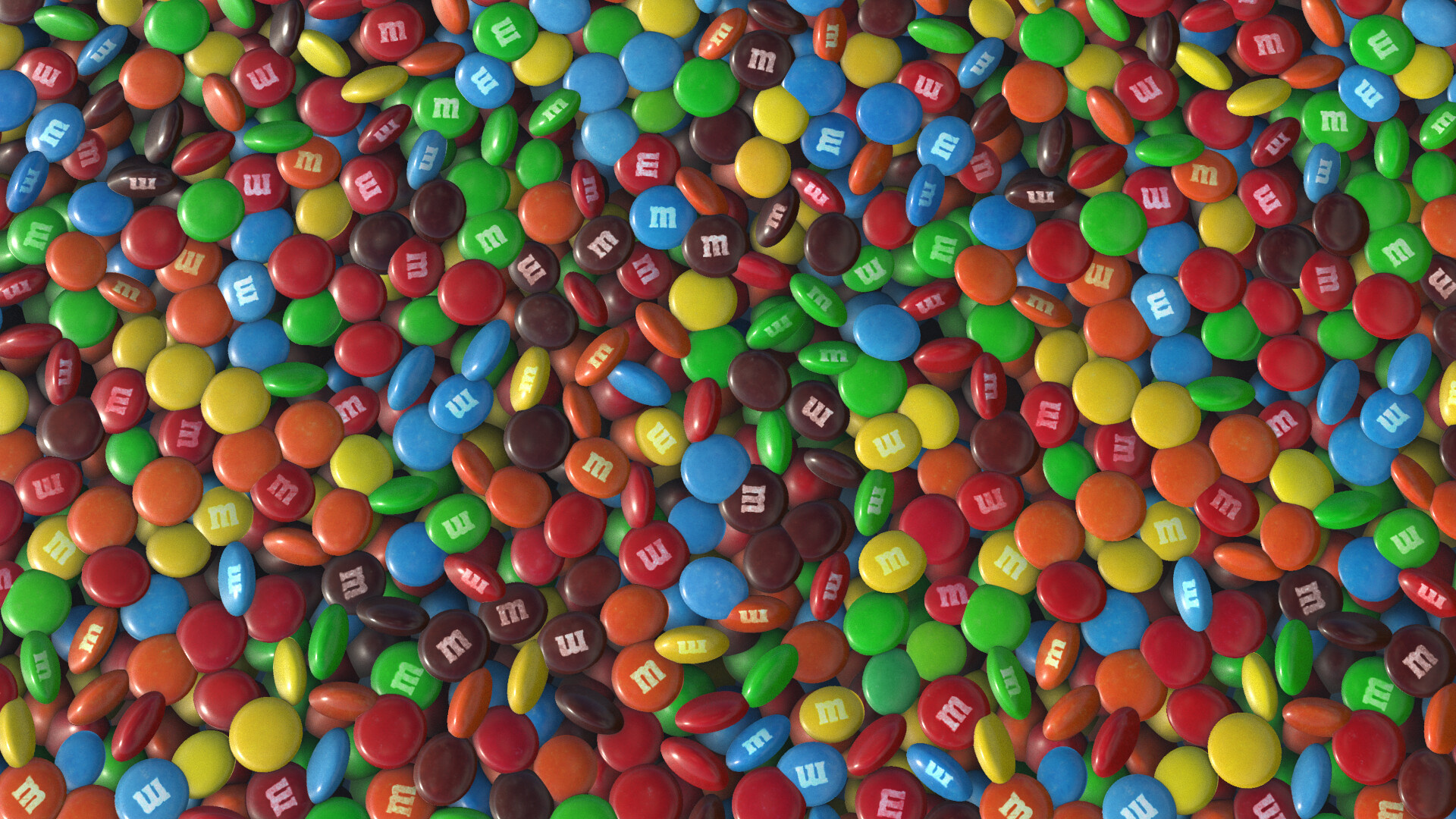 Artstation, Creative M&M's, Artistic creations, Colorful masterpieces, 1920x1080 Full HD Desktop