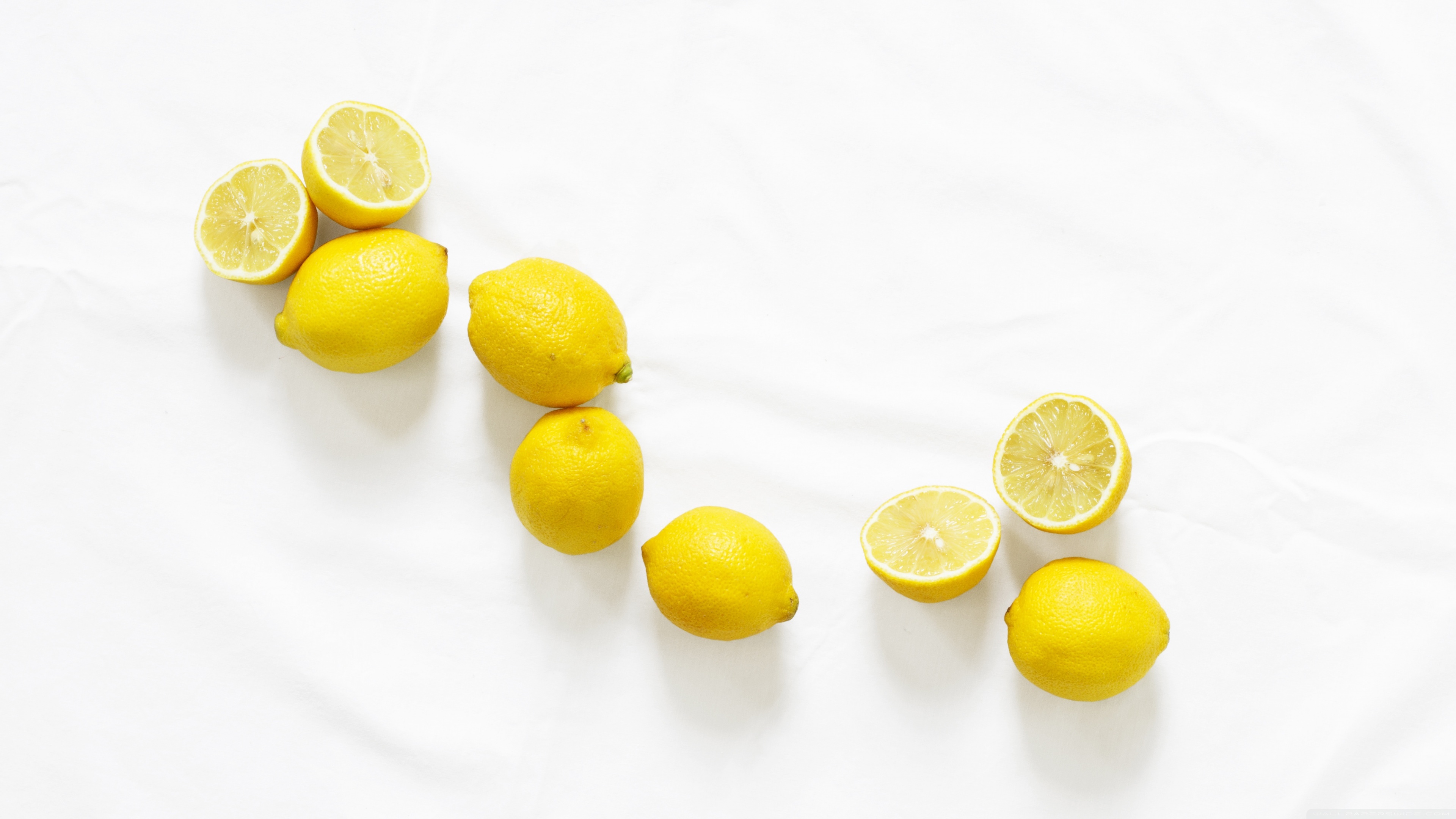 Yellow citrus fruit, Fresh flavor, Zesty aroma, Tangy and refreshing, 3840x2160 4K Desktop