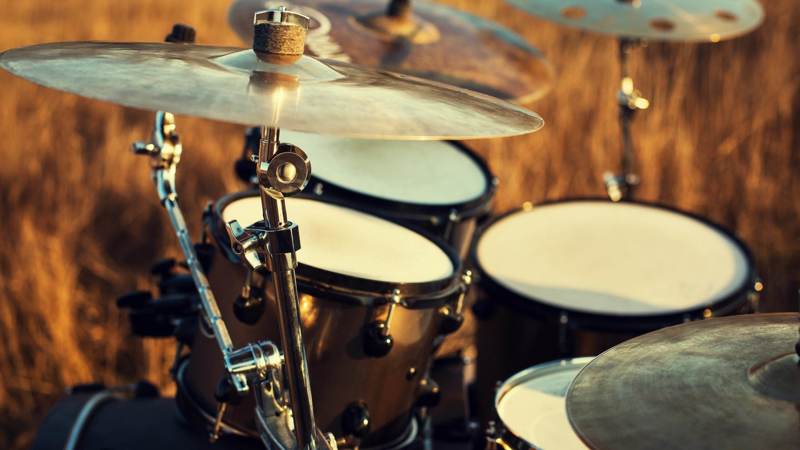 Drums music, percussion, drum set, wallpapers, 2560x1440 HD Desktop