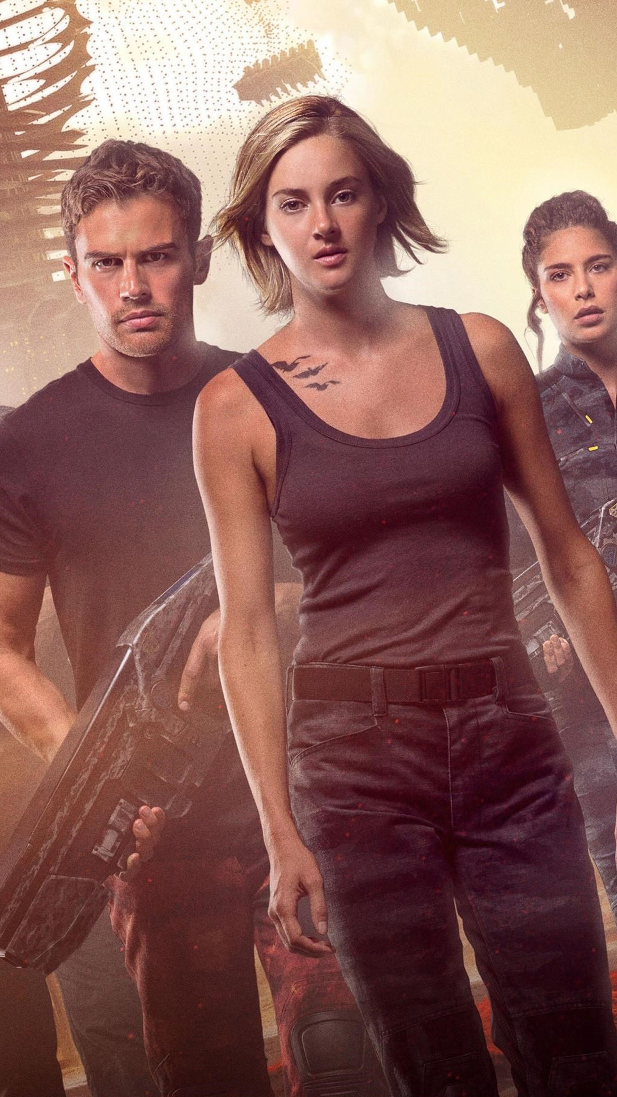 Divergent Dauntless movie pictures, 2160x3840 4K Phone