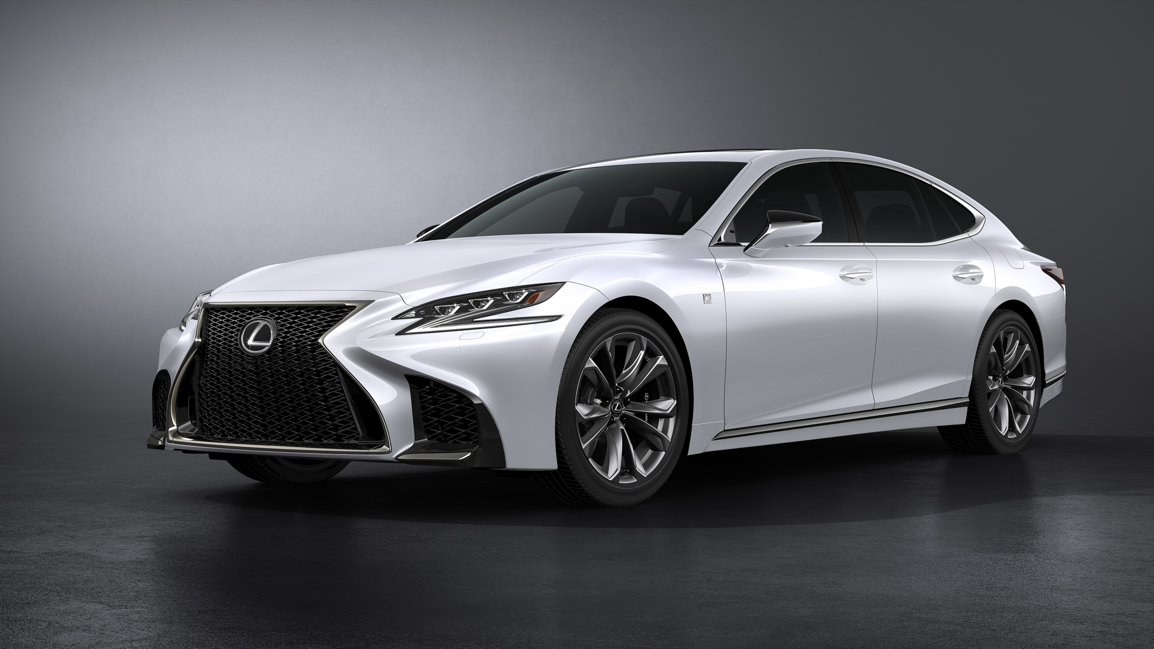 LS 500 F Sport, Lexus LS Wallpaper, 3840x2160 4K Desktop