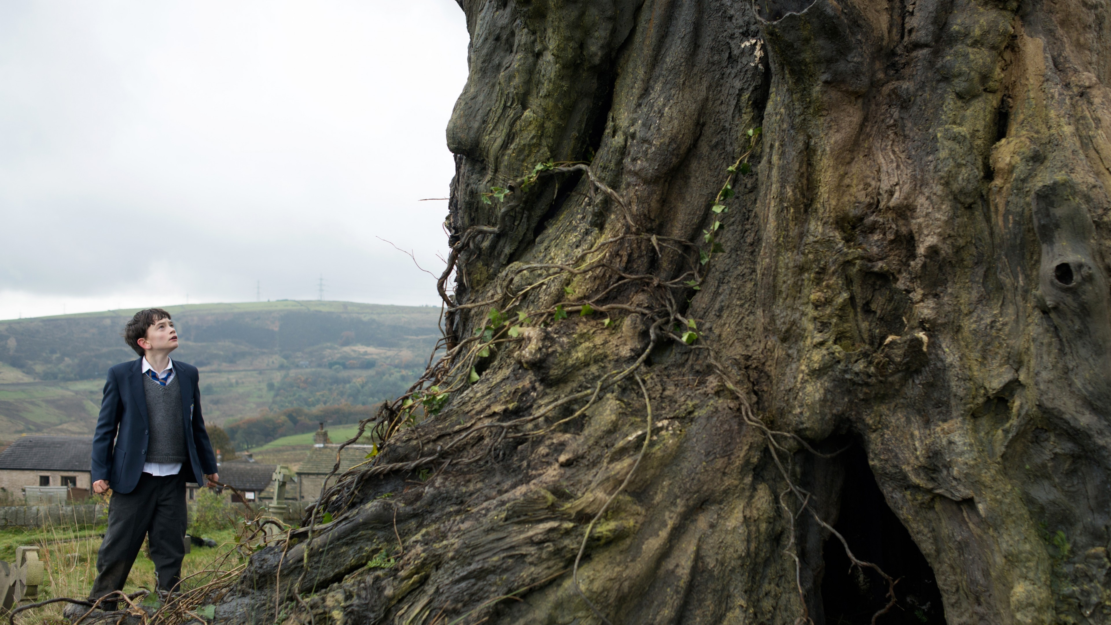 A Monster Calls movie, A Monster Calls Lewis MacDougall, Best movies of 2016, 3840x2160 4K Desktop