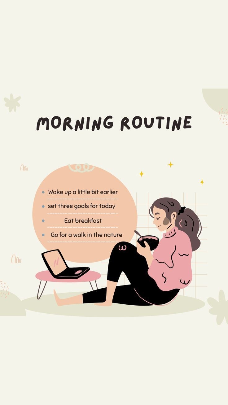 Morning Routine Habit Aesthetic 740x1310