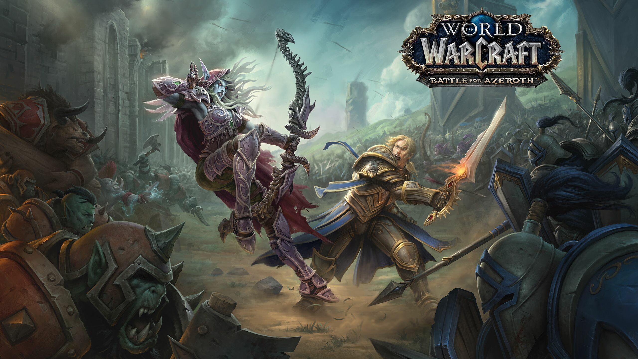 World Warcraft fantasy, Vast landscapes, Adventurous journey, Strategic gameplay, 2560x1440 HD Desktop