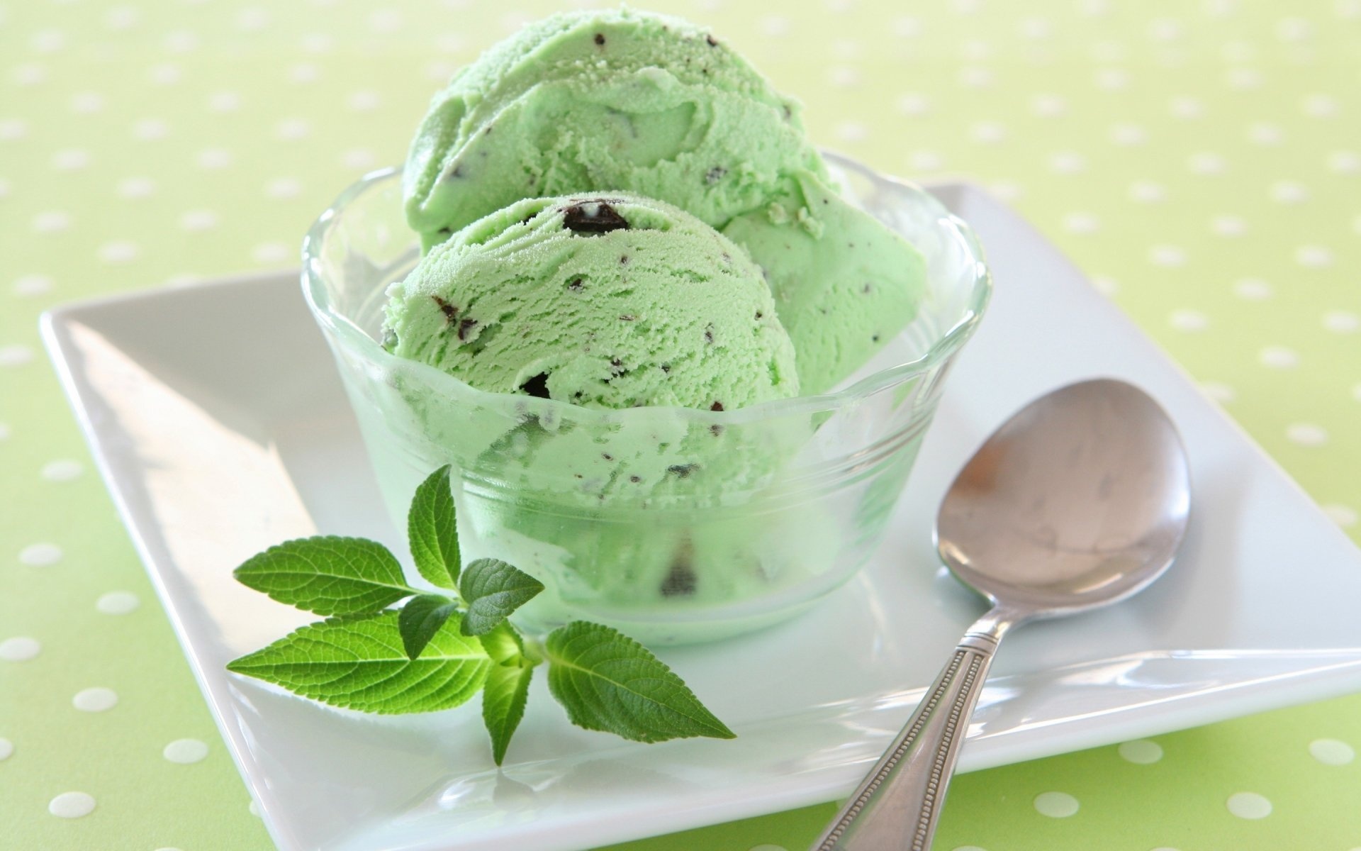 Ice cream, Mint Plant Wallpaper, 1920x1200 HD Desktop
