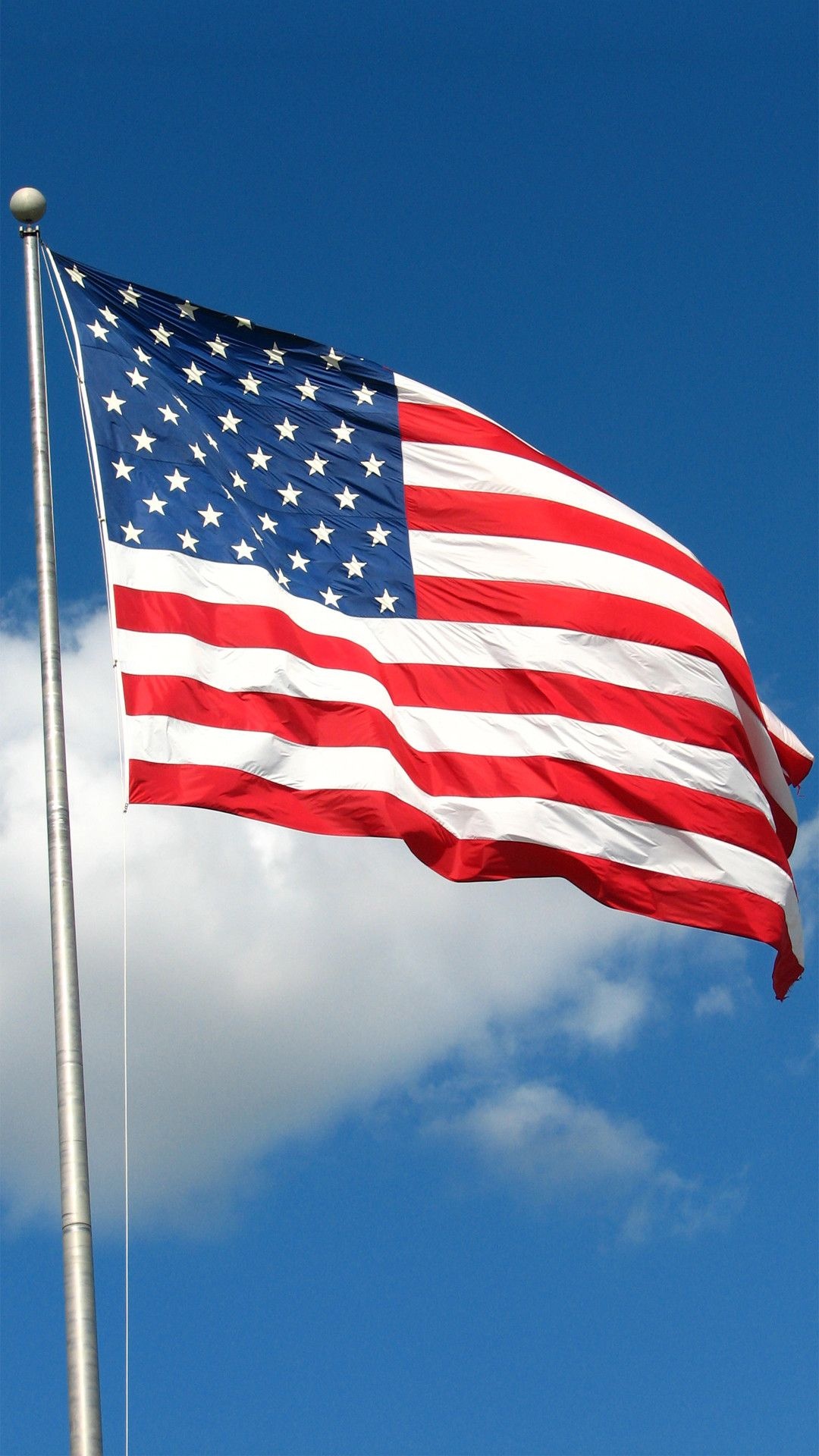 American flag, High definition, Patriotism, National pride, 1080x1920 Full HD Phone
