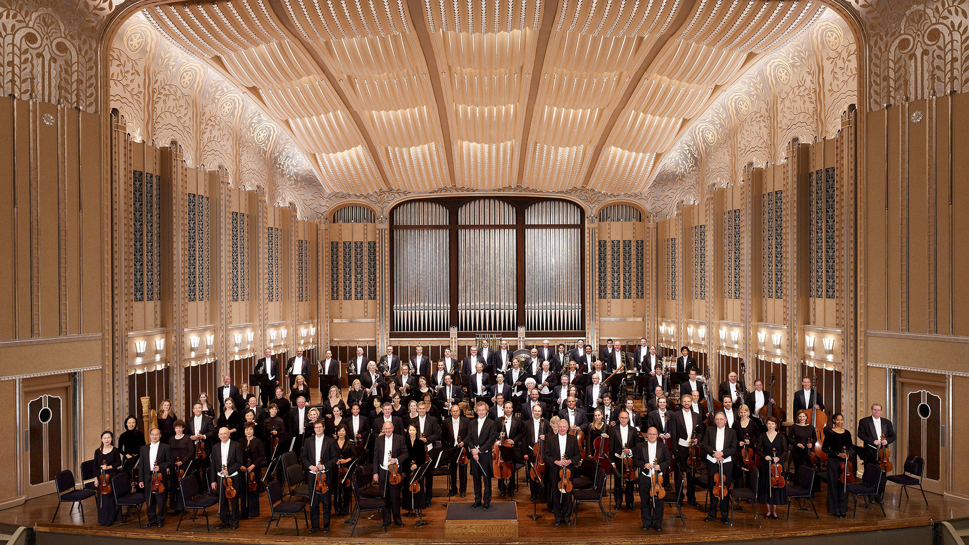 Orchestra wallpapers, Musical instruments, Elegant ensemble, Symphony bliss, 1920x1080 Full HD Desktop