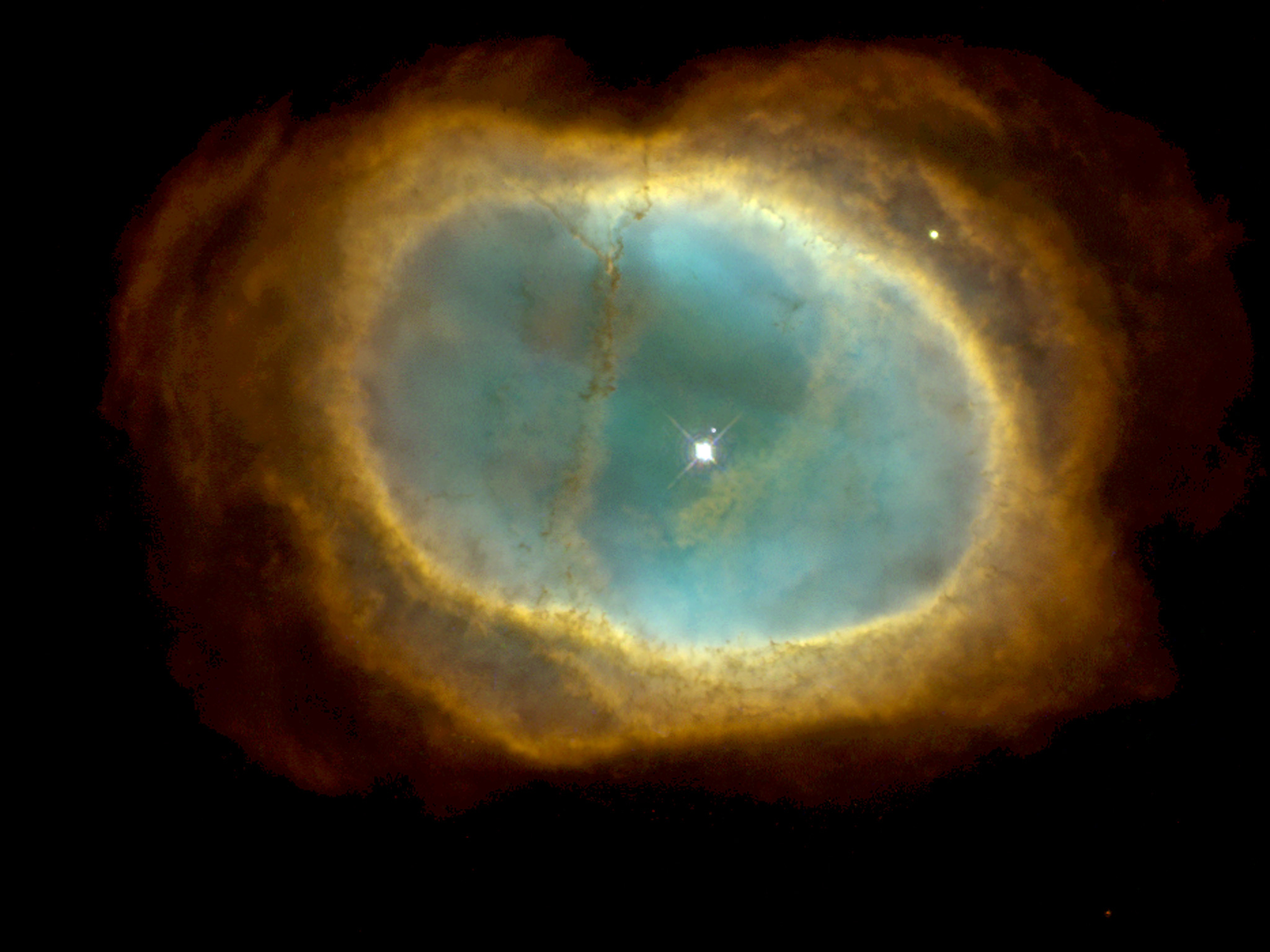 Southern Ring Nebula, Glowing pool, Light source, ESAHubble, 2050x1540 HD Desktop