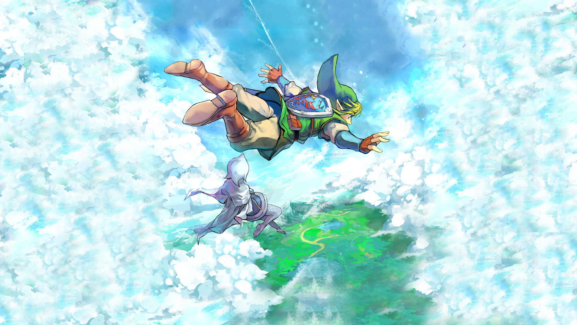Legend of Zelda: Skyward Sword, Wallpapers, 4K, 1920x1080 Full HD Desktop