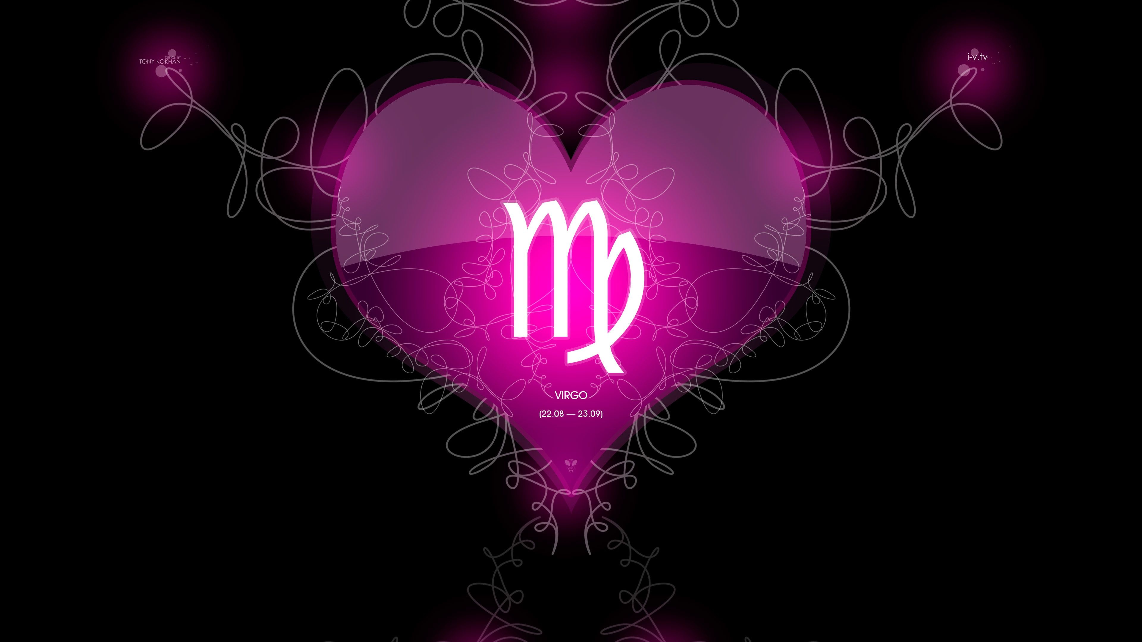 Top free virgo wallpapers, Zodiac virgo backgrounds, WallpaperAccess, 3840x2160 4K Desktop