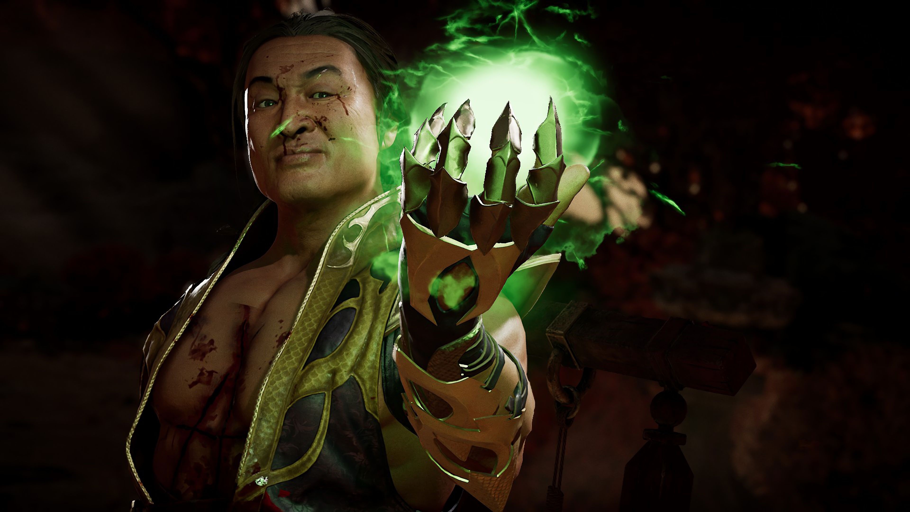 Shang Tsung, Wallpapers, Backgrounds, Game, 3840x2160 4K Desktop