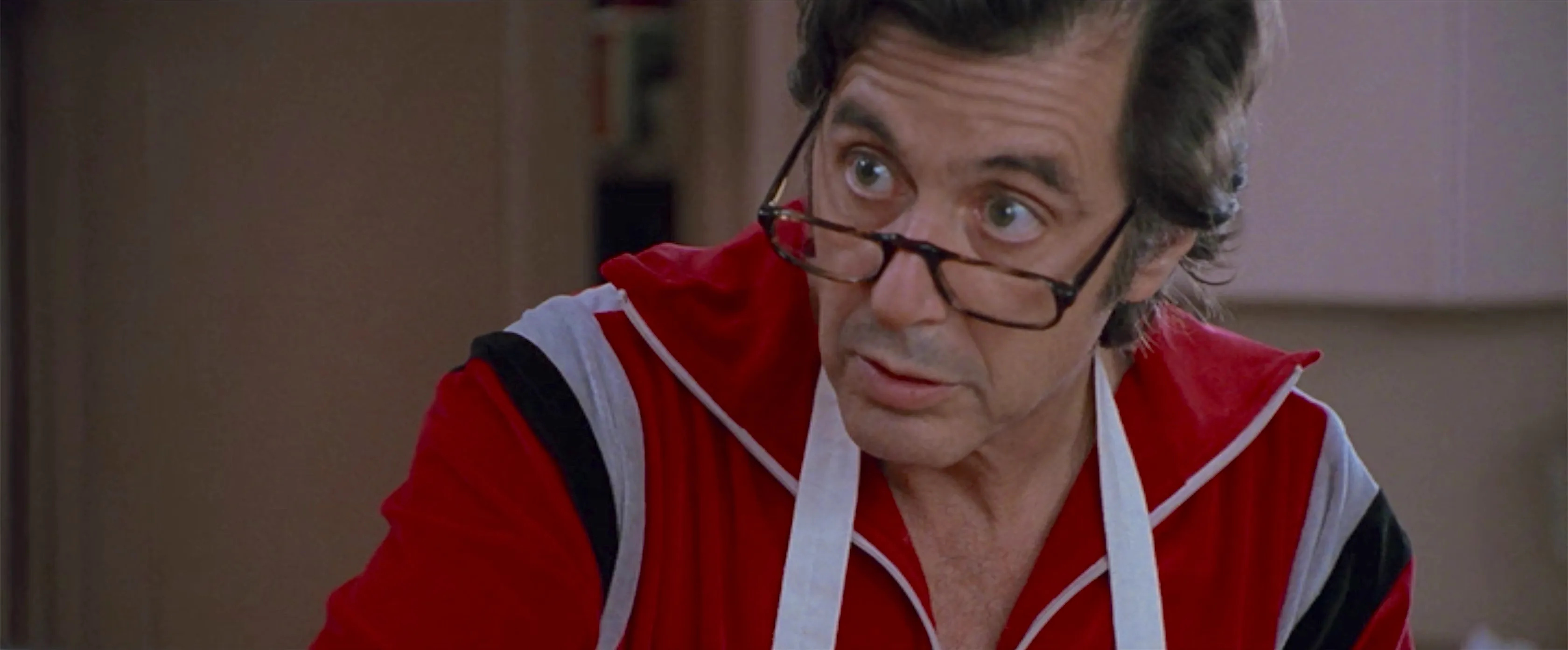 Donnie Brasco (Movies), Pacino's Red Christmas Tracksuit, BAMF Style, 3360x1400 Dual Screen Desktop