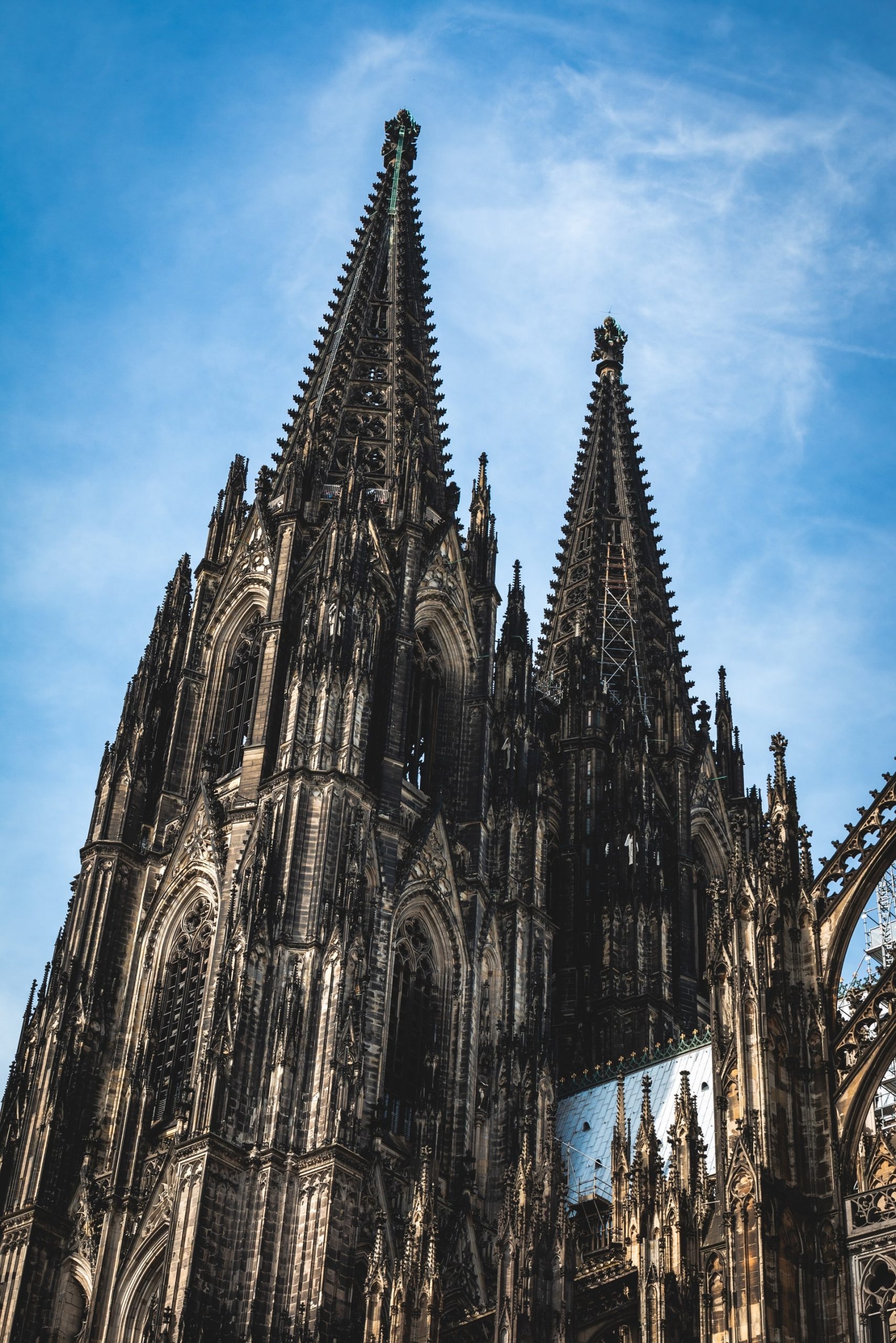 Gothic Architecture, Cologne cathedral, Enduring gothic, Unusual places, 1710x2560 HD Phone