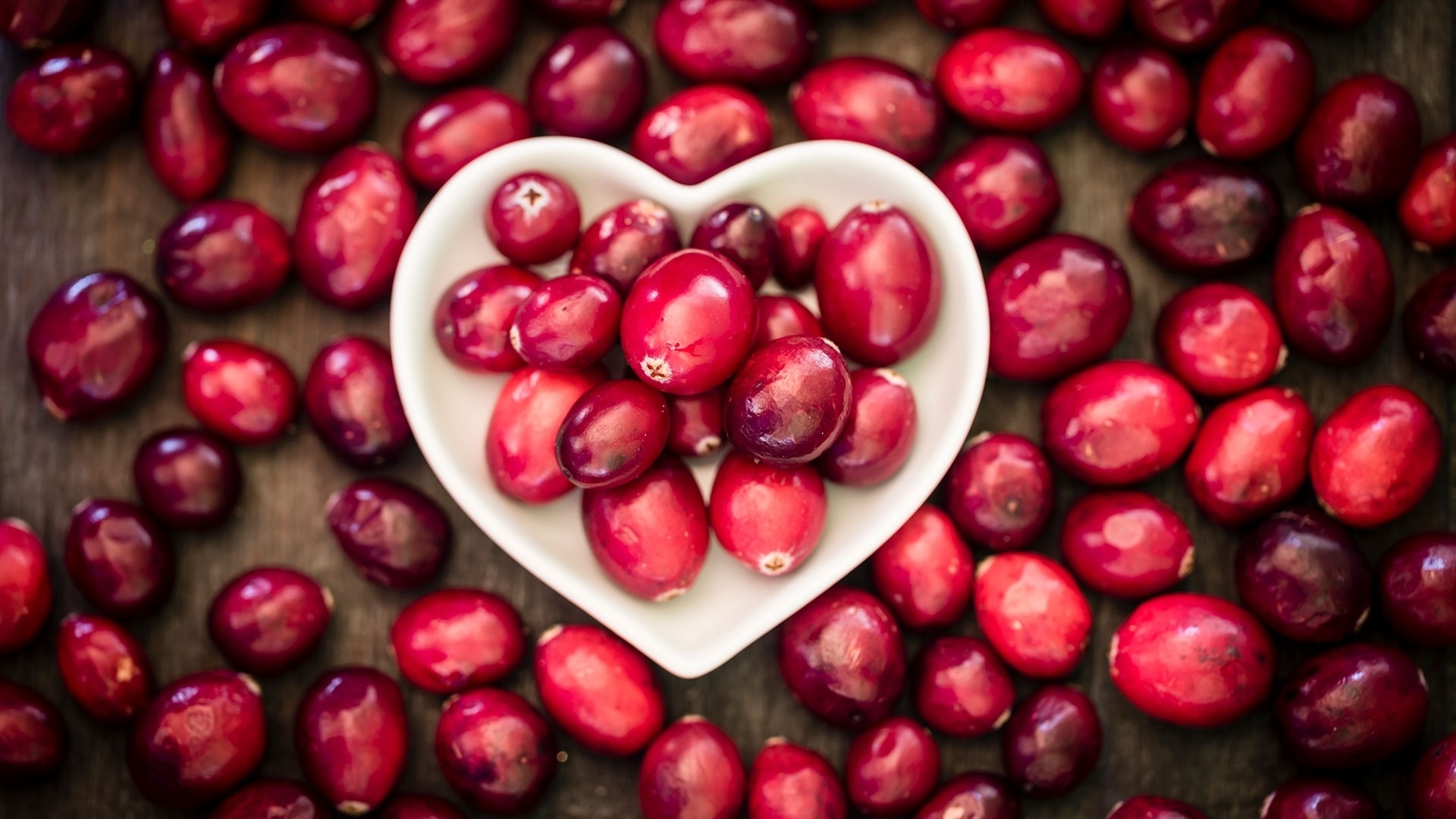 Heart fruits, Cranberry wallpaper, Rich hues, Beautiful art, 1920x1080 Full HD Desktop