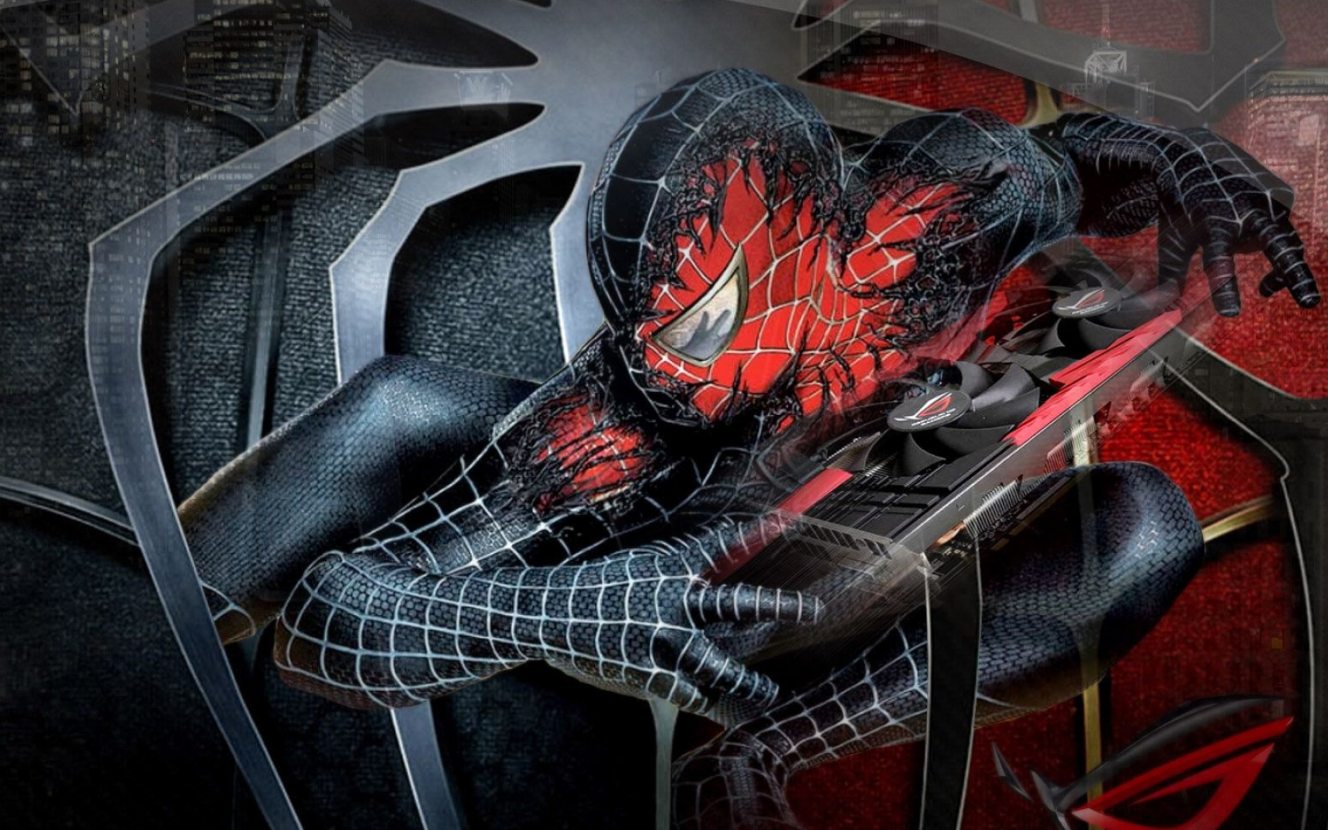 Amazing Spiderman wallpaper, HD for PC, Black Spiderman, Marvel, 1920x1200 HD Desktop