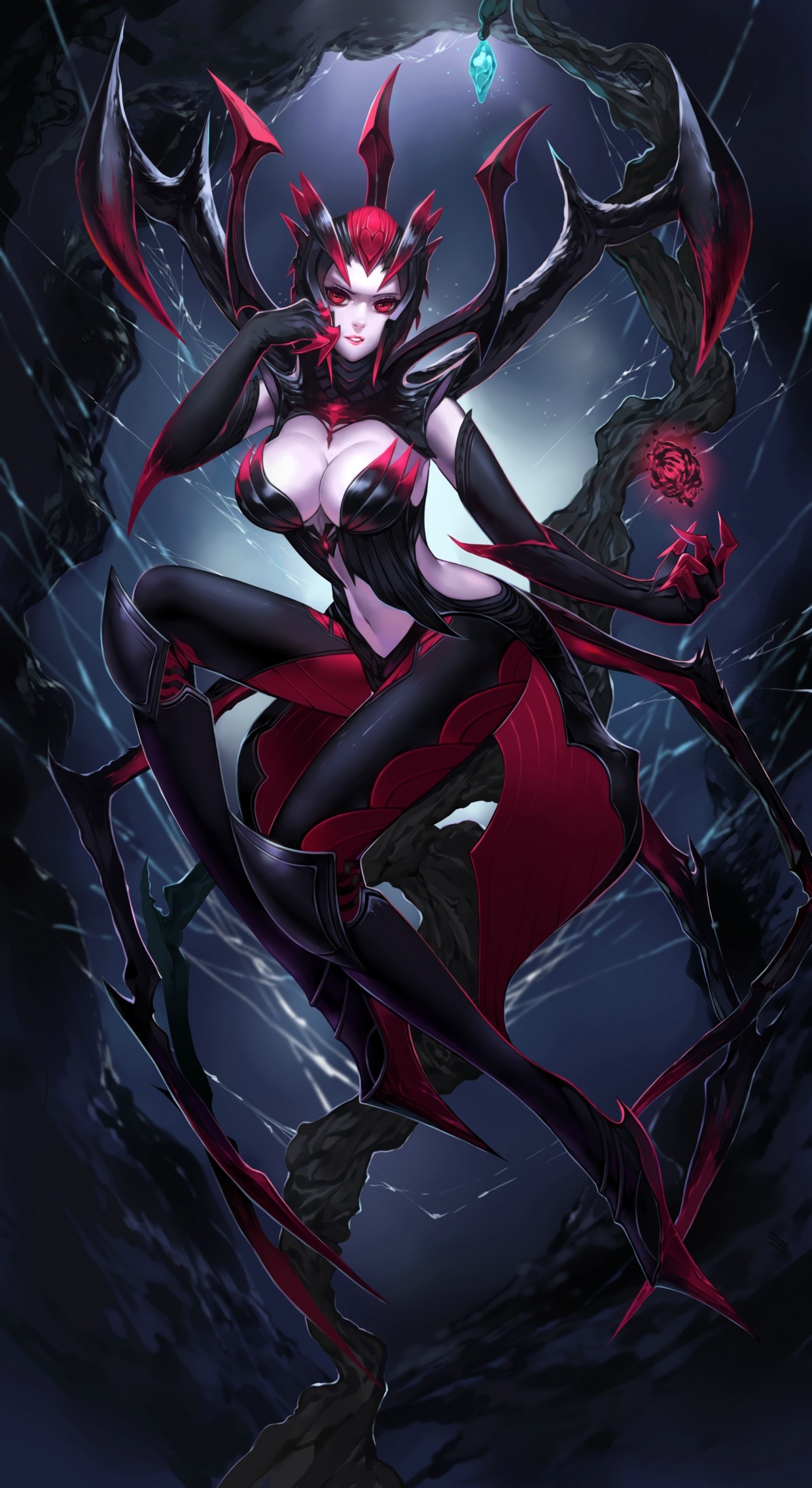 Elise Wallpapers, League of Legends, Fan Arts, 1250x2280 HD Phone