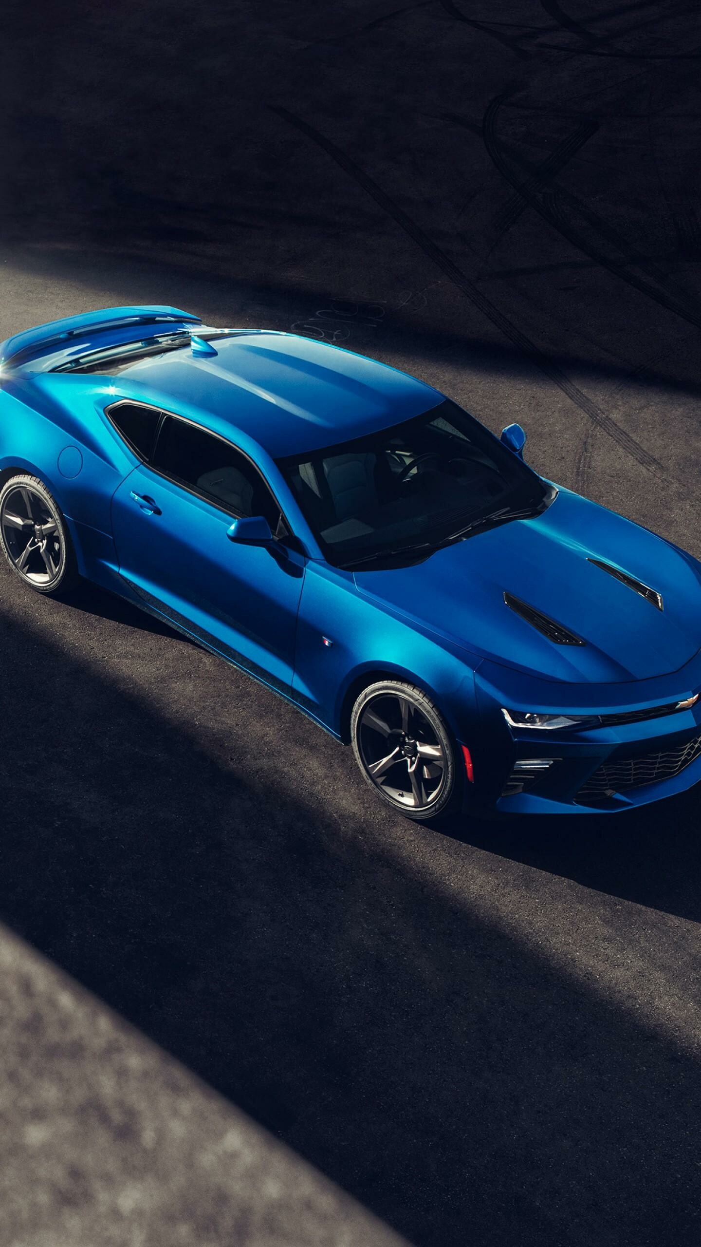 Chevrolet Camaro GT, Performance beast, Sleek and aggressive, Exhilarating speed, 1440x2560 HD Phone