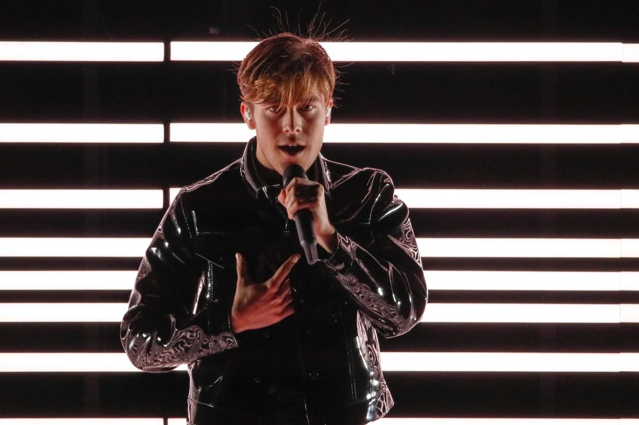 Benjamin Ingrosso, Eurovision Lisbon, First rehearsal, Sweden, 2050x1370 HD Desktop